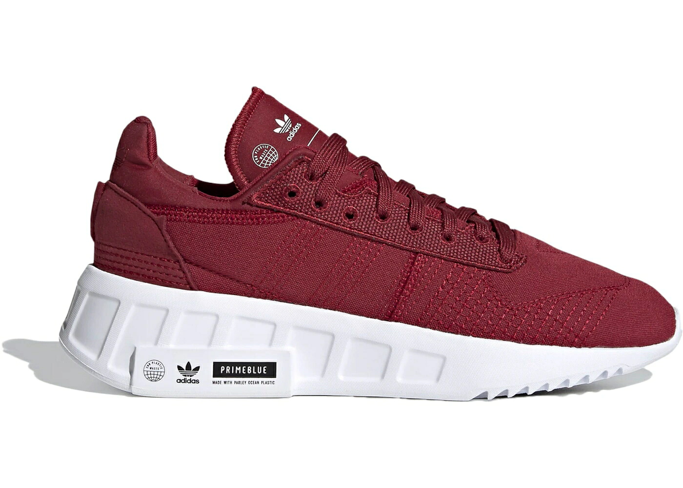 アディダス ぶどう酒色 バーガンディー 白いこと 白いこと WOMEN\u0027S スニーカー レディース ADIDAS GEODIVER PARLEY COLLEGIATE BURGUNDY (WOMEN\u0027S) / COLLEGIATE BURGUNDY CLOUD WHITE