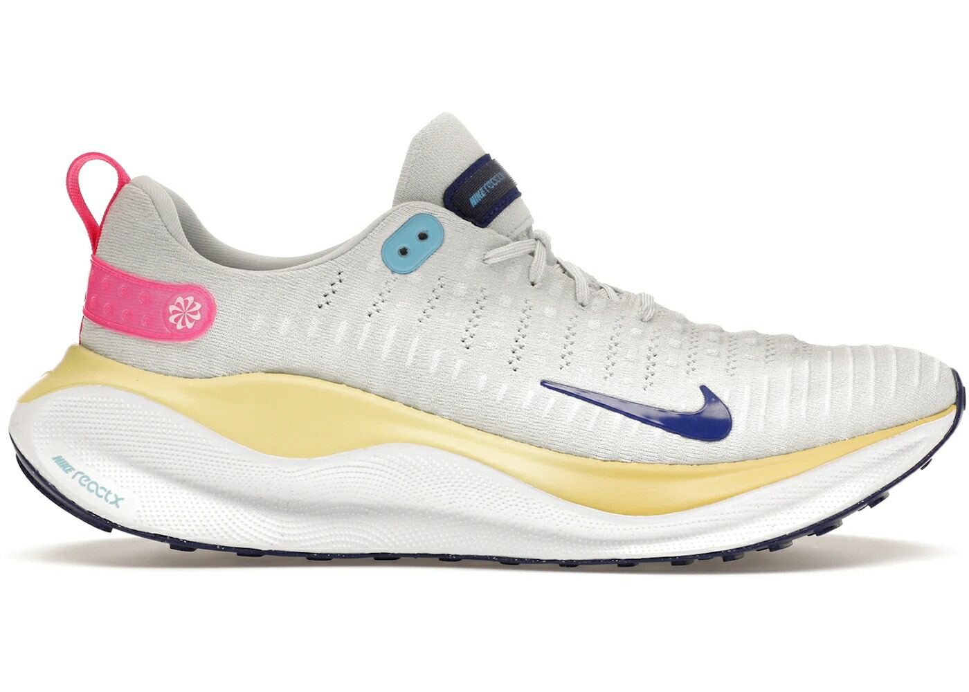ナイキ ラン ゴールド ディープ 白色 ホワイト スニーカー メンズ NIKE REACTX INFINITY RUN 4 PHOTON DUST SATURN GOLD DEEP ROYAL / PHOTON DUST WHITE SATURN GOLD
