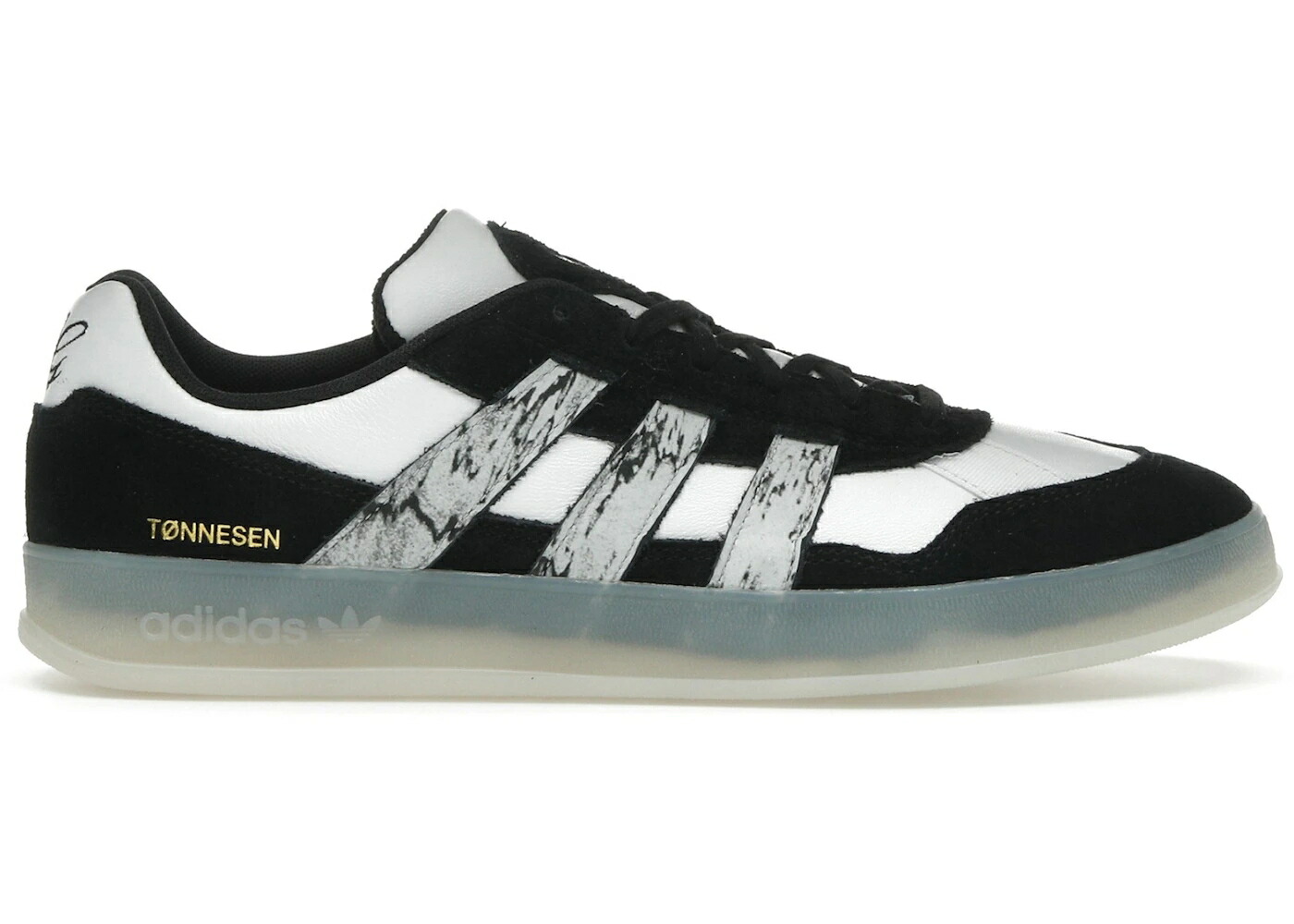 アディダス アロハ 中核グループ 黒いこと 黒いこと 白いこと 白いこと スニーカー メンズ ADIDAS ALOHA SUPER GUSTAV T NNESEN / CORE BLACK CLOUD WHITE CHALK
