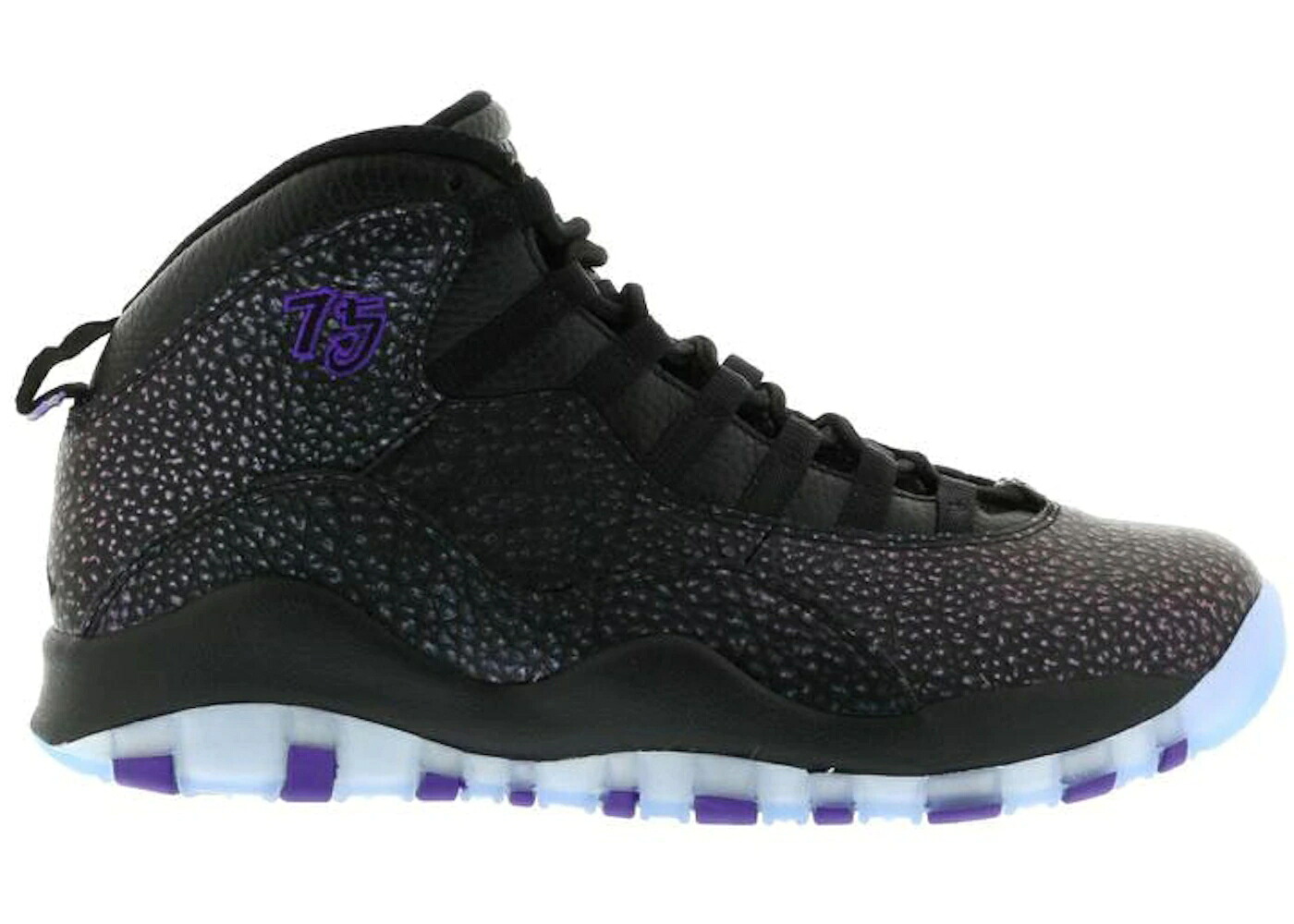 ナイキ ジョーダン 黒色 ブラック 紫 パープル スニーカー メンズ JORDAN 10 RETRO PARIS / BLACK FIERCE PURPLE BLACK