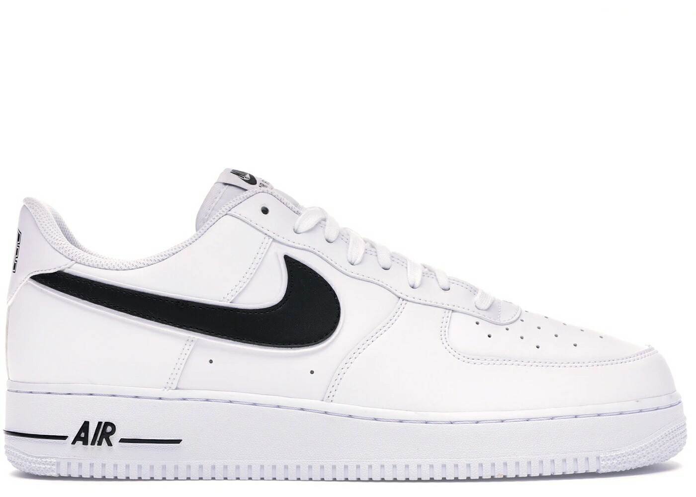ナイキ 白色 ホワイト 黒色 ブラック エアフォース スニーカー メンズ NIKE AIR FORCE 1 LOW WHITE BLACK (2018) / WHITE BLACK