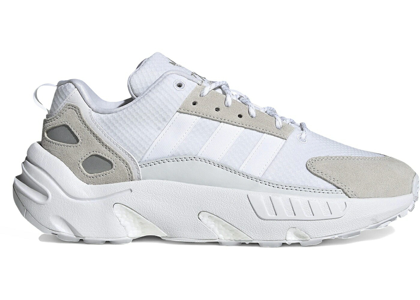 アディダス ブースト 白色 ホワイト スニーカー メンズ ADIDAS ZX 22 BOOST CRYSTAL WHITE / CLOUD WHITE CLOUD WHITE CRYSTAL