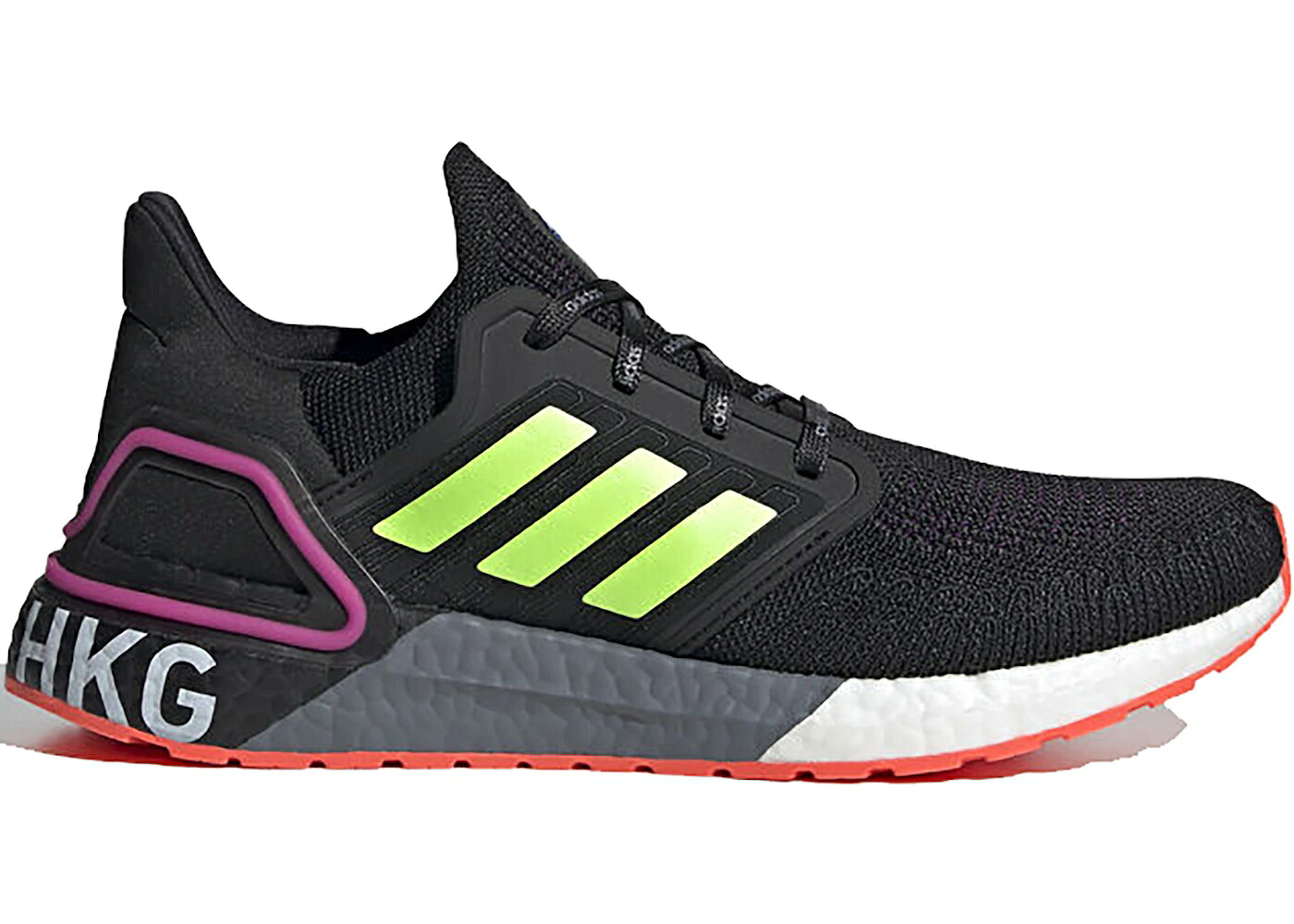 アディダス ウルトラ ブースト シティ 黒色 ブラック 緑 グリーン ショック ピンク ウルトラブースト スニーカー メンズ ADIDAS ULTRA BOOST 20 CITY PACK HONG KONG / BLACK SIGNAL GREEN SHOCK PINK|スニケス