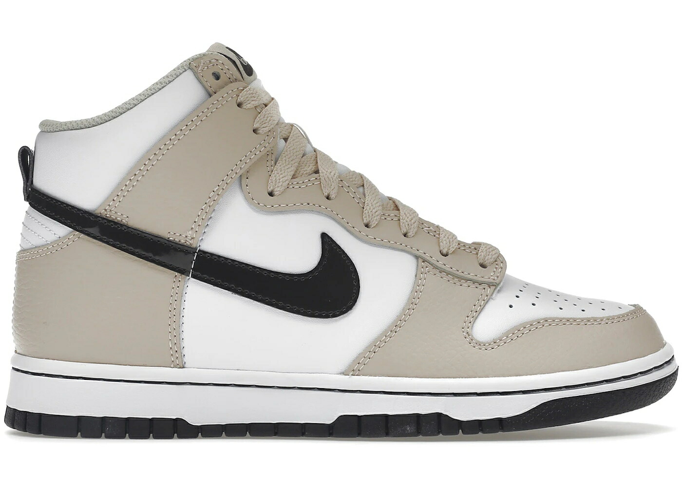 ナイキ ダンク ハイ 白色 ホワイト 茶色 ブラウン ダンクハイ WOMEN'S スニーカー レディース NIKE DUNK HIGH WHITE SANDDRIFT BROWN (WOMEN'S) / WHITE SANDDRIFT VELVET BROWN