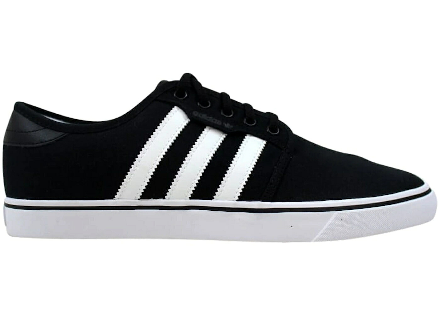 アディダス コア 黒色 ブラック 白色 ホワイト スニーカー メンズ ADIDAS SEELEY CORE BLACK / CORE BLACK WHITE GUM 4