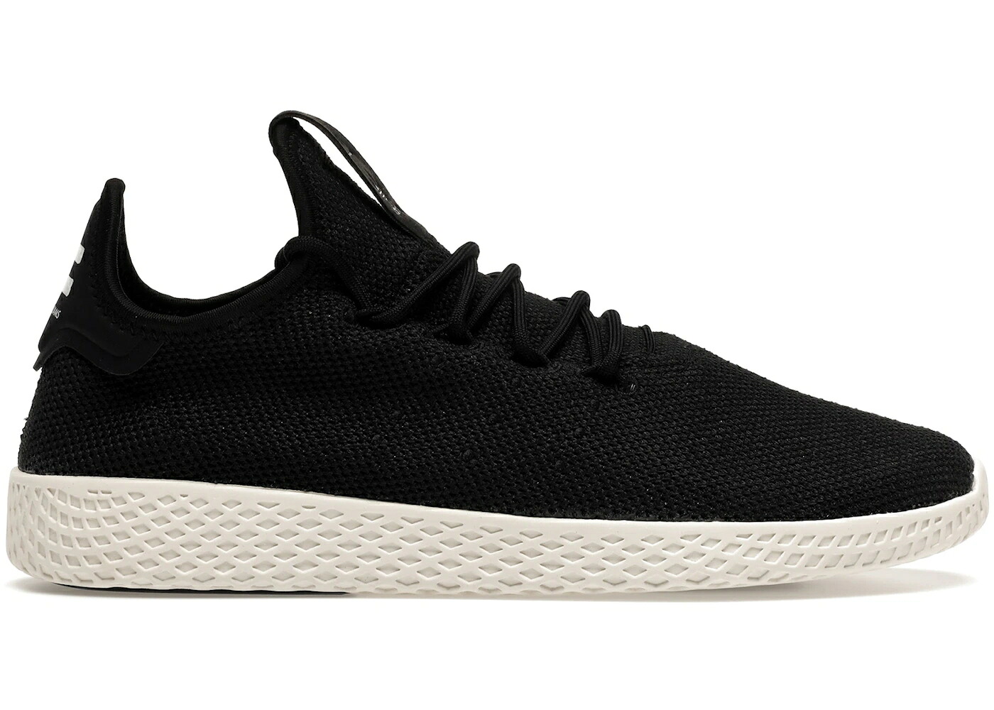 アディダス テニス 黒色 ブラック 白色 ホワイト スニーカー メンズ ADIDAS PW TENNIS HU BLACK BLACK-WHITE / BLACK BLACK WHITE｜スニケス