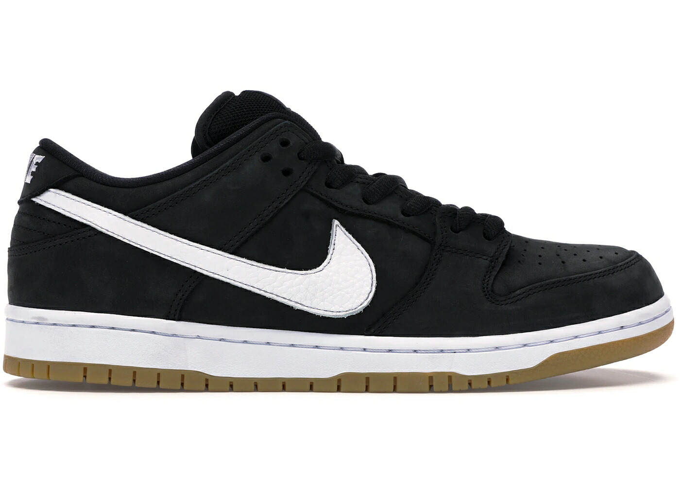 ナイキ エスビー ダンク 橙 オレンジ 黒色 ブラック 白色 ホワイト ダンクロー スニーカー メンズ NIKE SB DUNK LOW ORANGE LABEL BLACK WHITE GUM (2019) / BLACK WHITE BLACK GUM LIGHT｜スニケス