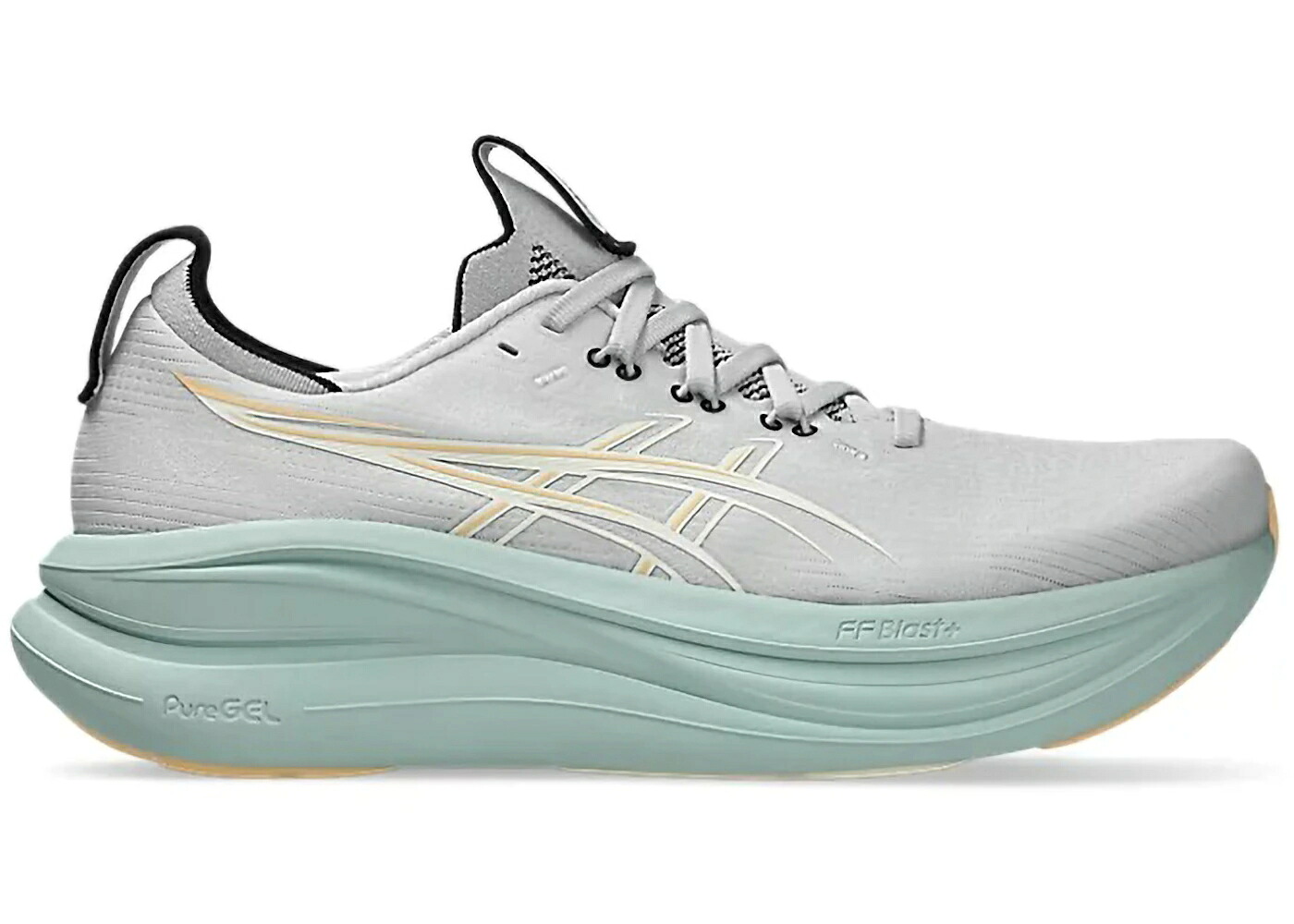 アシックス 灰色 グレー クリーム スニーカー メンズ ASICS GEL-NIMBUS 28 CLOUD GREY CREAM / CLOUD GREY CREAM｜スニケス
