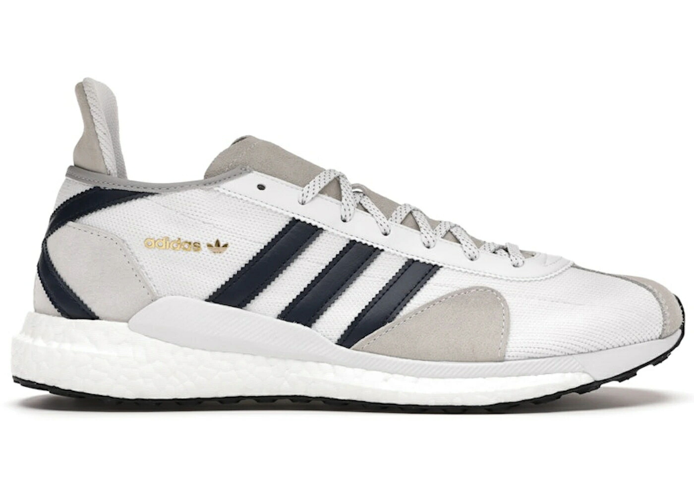 アディダス 白色 ホワイト 紺色 ネイビー コア スニーカー メンズ ADIDAS TOKIO SOLAR HUMAN MADE WHITE NAVY / CLOUD WHITE COLLEGIATE NAVY CORE