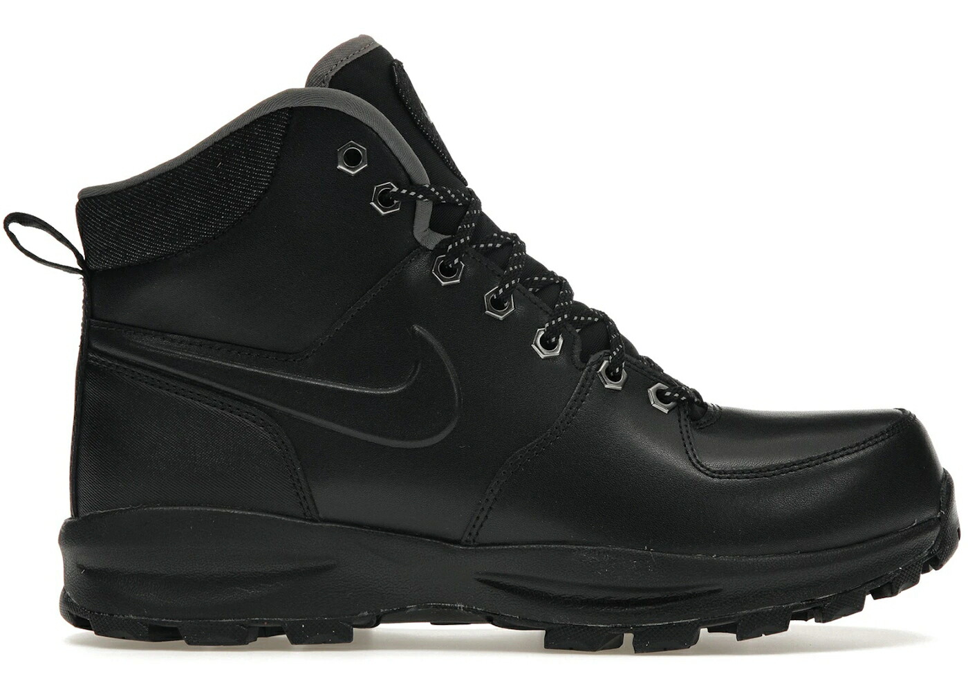 ナイキ マノア レザー 黒色 ブラック スニーカー メンズ NIKE MANOA LEATHER SE BLACK / BLACK GUNSMOKE BLACK