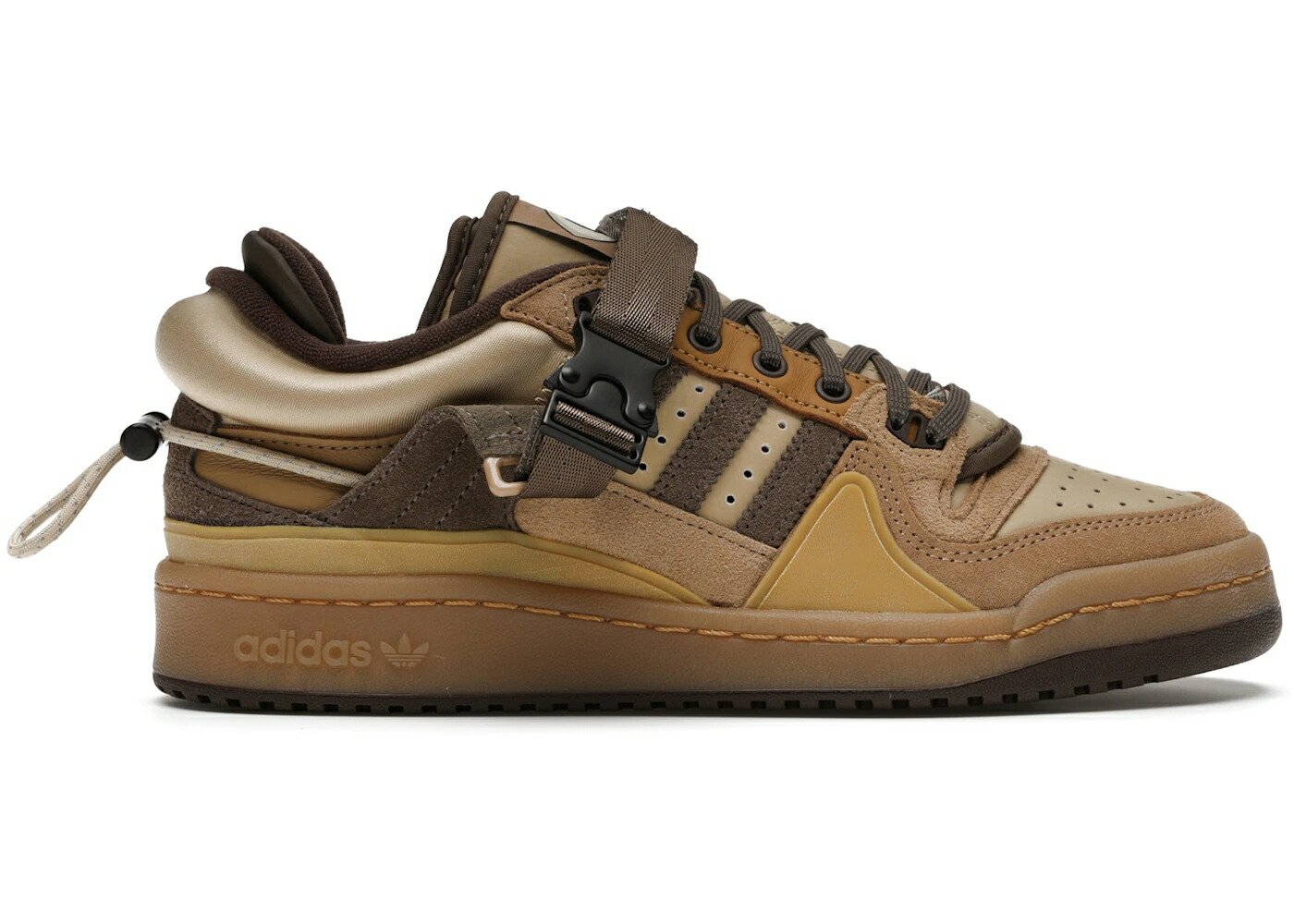 アディダス フォーラム 茶色 ブラウン スニーカー メンズ ADIDAS FORUM LOW BAD BUNNY / BROWN DARK BROWN