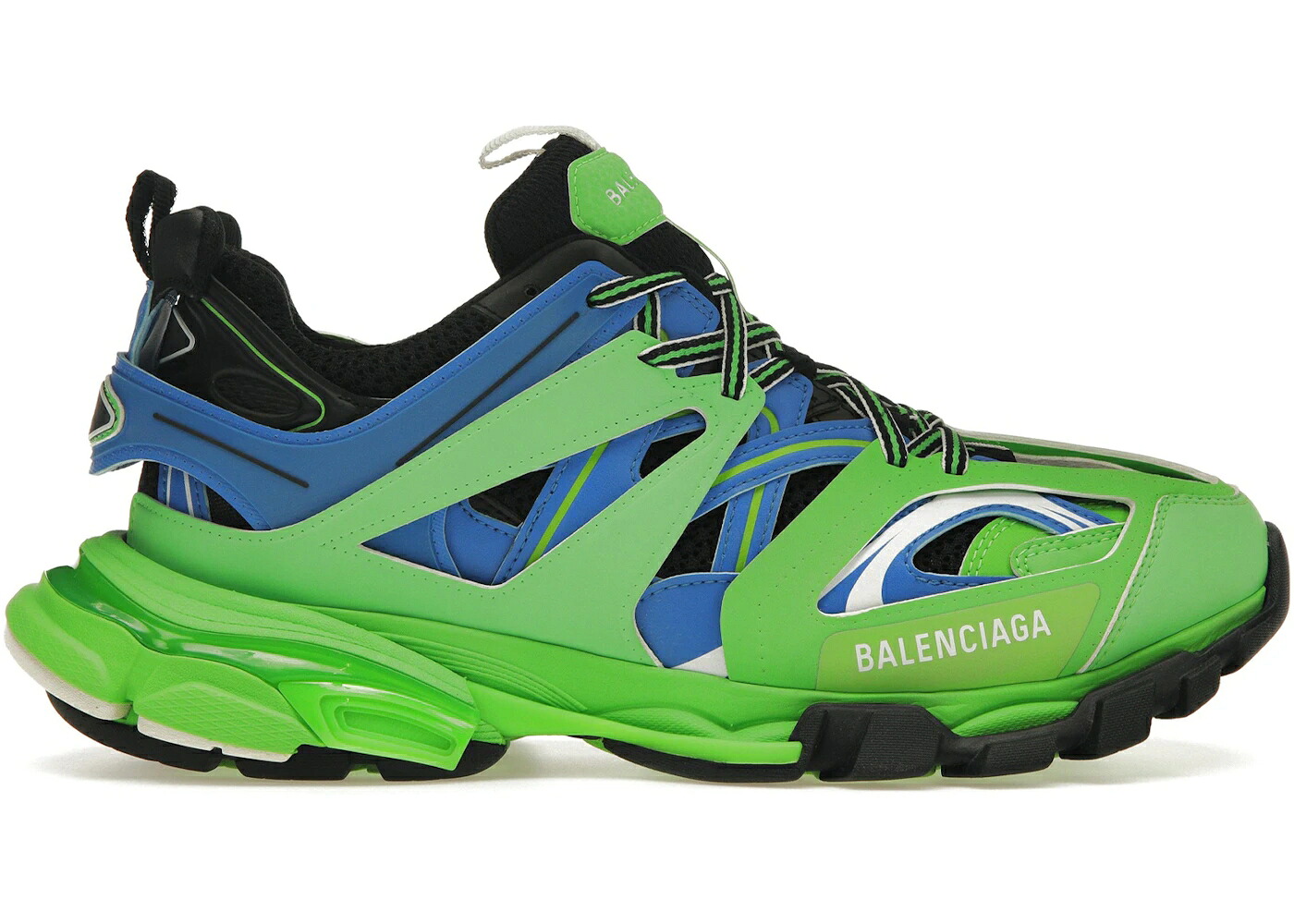 バレンシアガ 貨物自動車 スニーカー スニーカー 緑 緑であること 青味 青み メンズ BALENCIAGA TRACK TRAINERS GREEN BLUE / GREEN BLUE