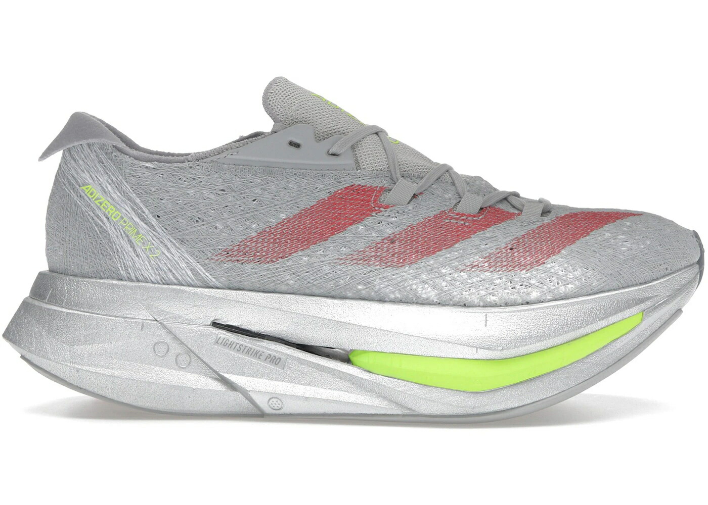 アディダス アディゼロ 灰色 グレー 赤 レッド 2.0 スニーカー メンズ ADIDAS ADIZERO PRIME X STRUNG GREY TWO LUCID RED GLORY / GREY TWO LUCID RED GLORY GREY