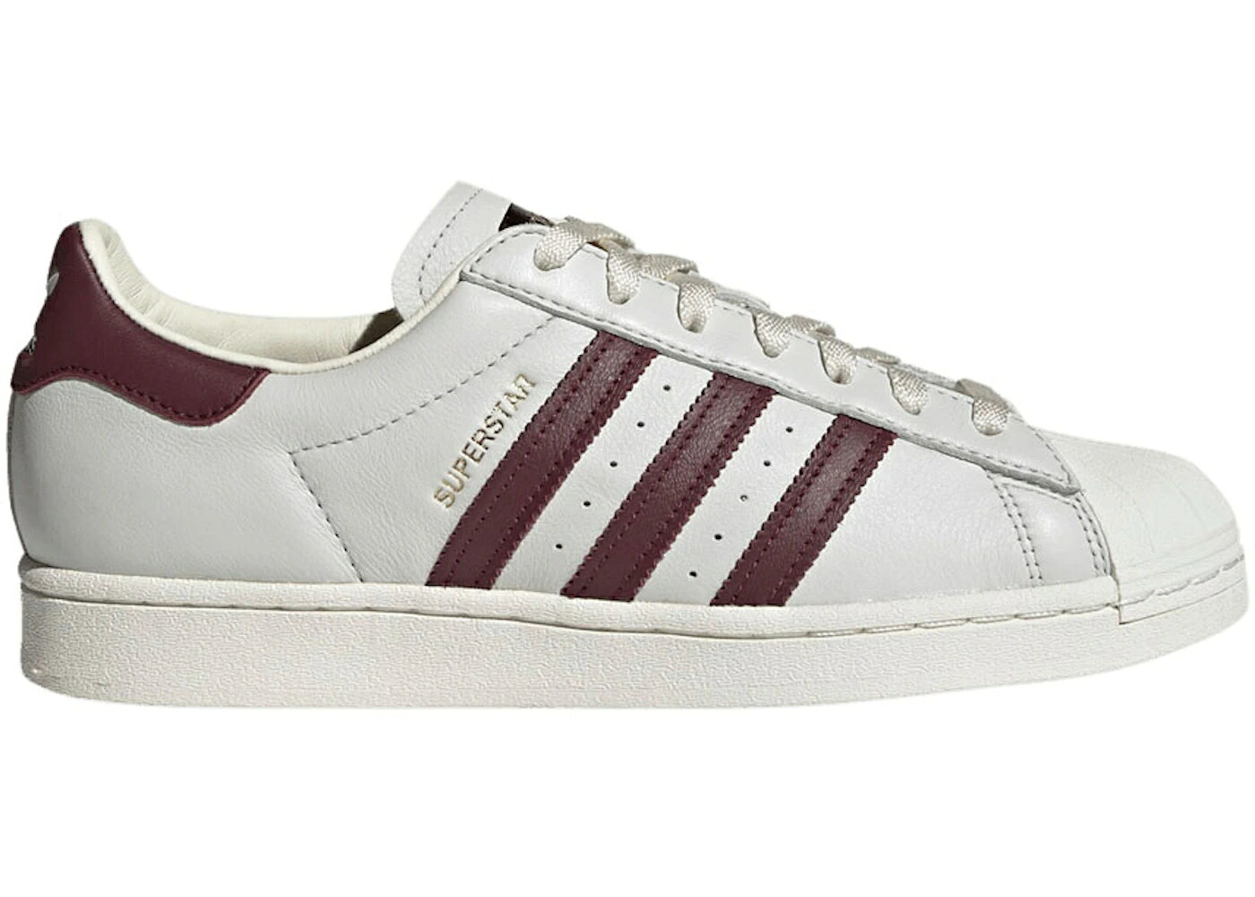 アディダス スーパースター 白色 ホワイト マルーン スニーカー メンズ ADIDAS SUPERSTAR OFF WHITE MAROON / OFF WHITE MAROON OFF WHITE｜スニケス