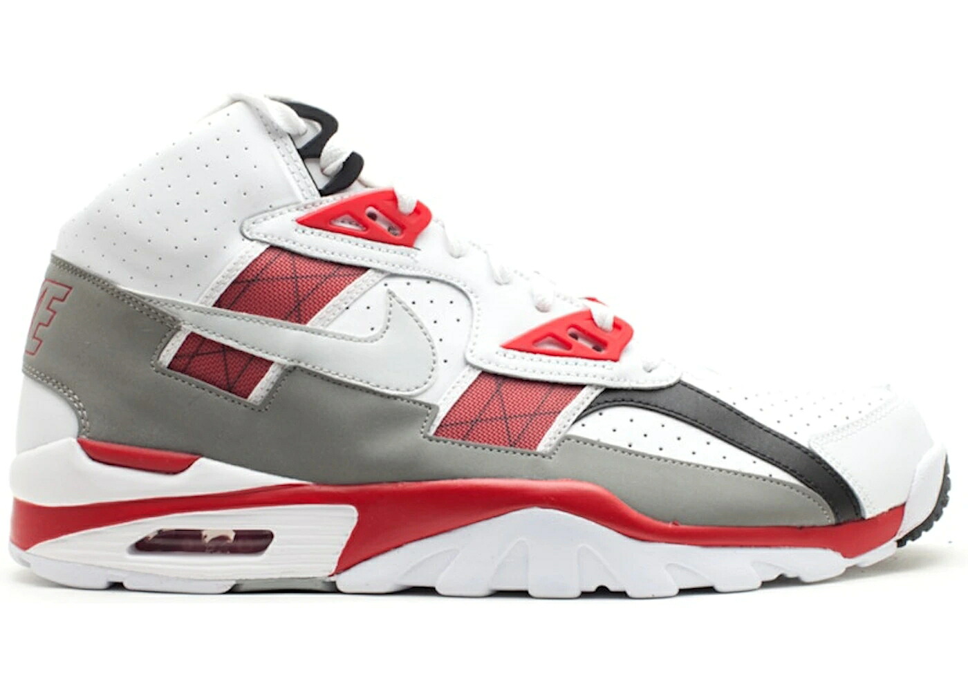 ナイキ トレーナー ハイ 白色 ホワイト 赤 レッド 黒色 ブラック エアトレーナー スニーカー メンズ NIKE AIR TRAINER SC HIGH WHITE VARSITY RED BLACK / WHITE VARSITY RED BLACK|スニケス