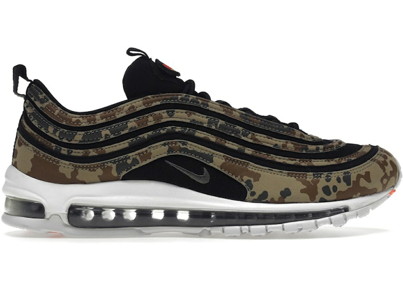 ナイキ マックス カントリー カモ柄 黒色 ブラック カーキ エアマックス スニーカー メンズ NIKE AIR MAX 97 COUNTRY CAMO (GERMANY) / BAMBOO BLACK DARK KHAKI SEQUOIA