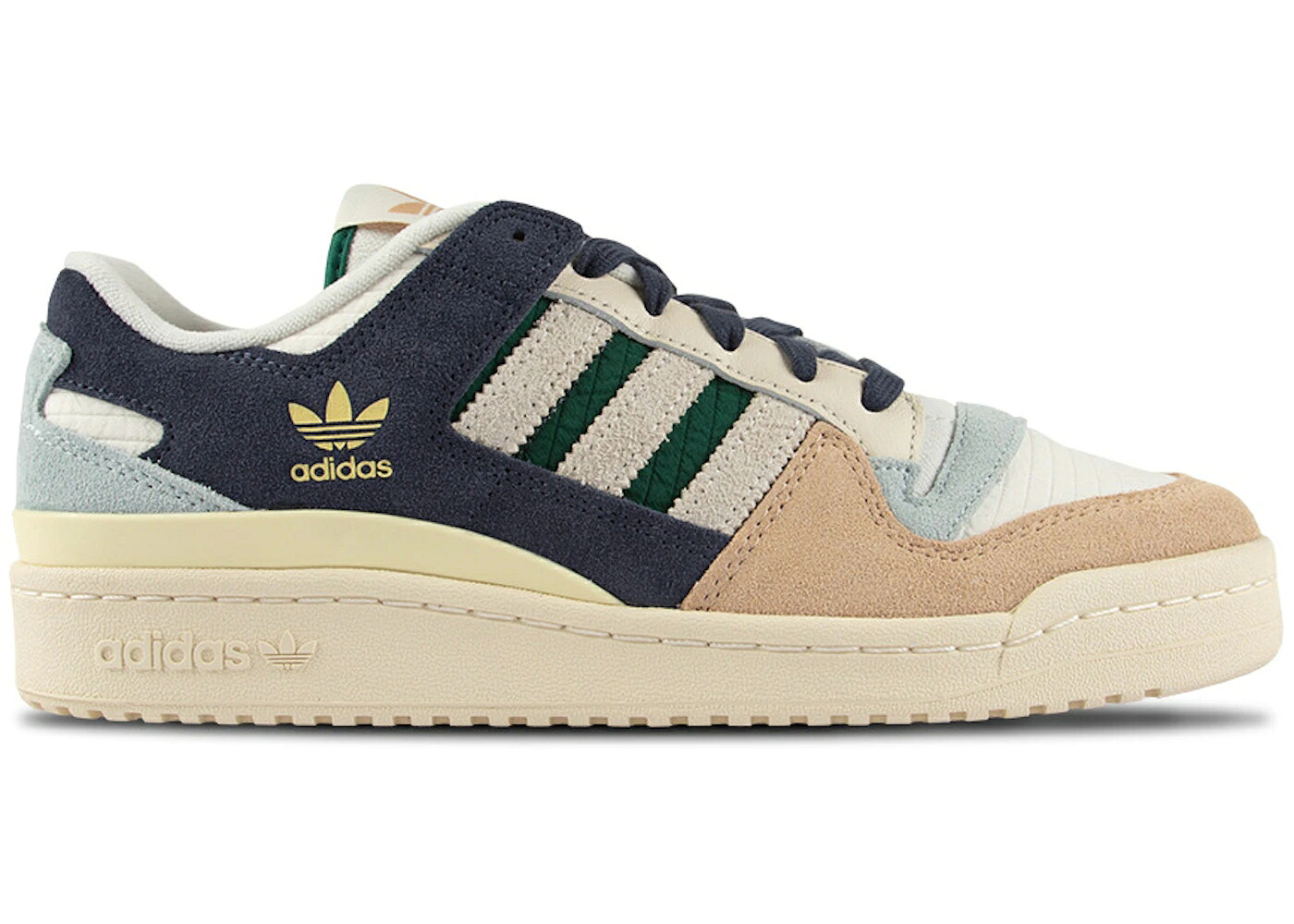 アディダス 討論会 神通力 ベージュ 白いこと 白いこと 緑 緑であること スニーカー メンズ ADIDAS FORUM 84 LOW CL MAGIC BEIGE / CLOUD WHITE COLLEGIATE GREEN