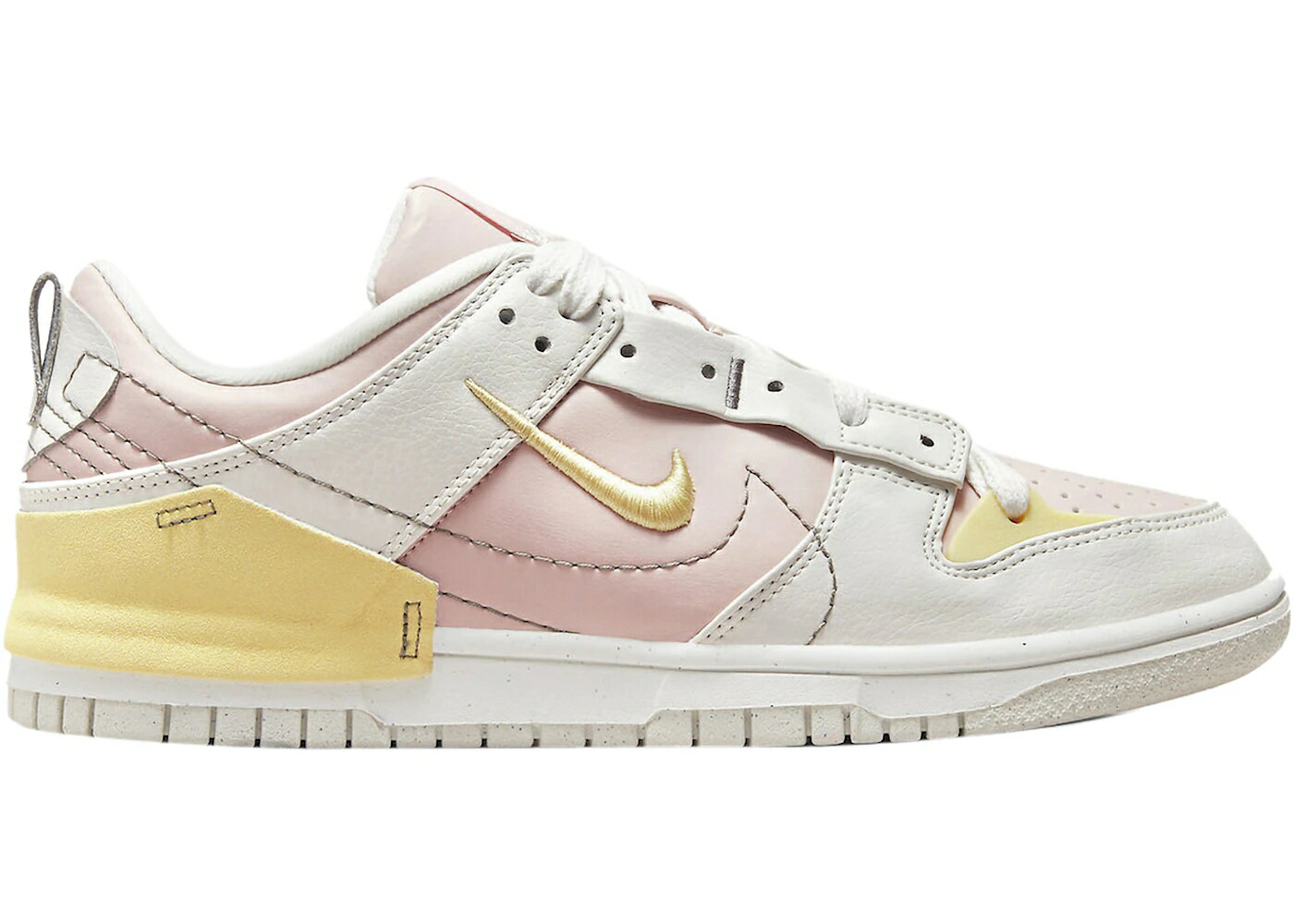 ナイキ ダンク ピンク オックスフォード 白色 ホワイト 黄色 イエロー ダンクロー WOMEN'S スニーカー レディース NIKE DUNK LOW DISRUPT 2 PINK OXFORD (WOMEN'S) / WHITE PINK YELLOW