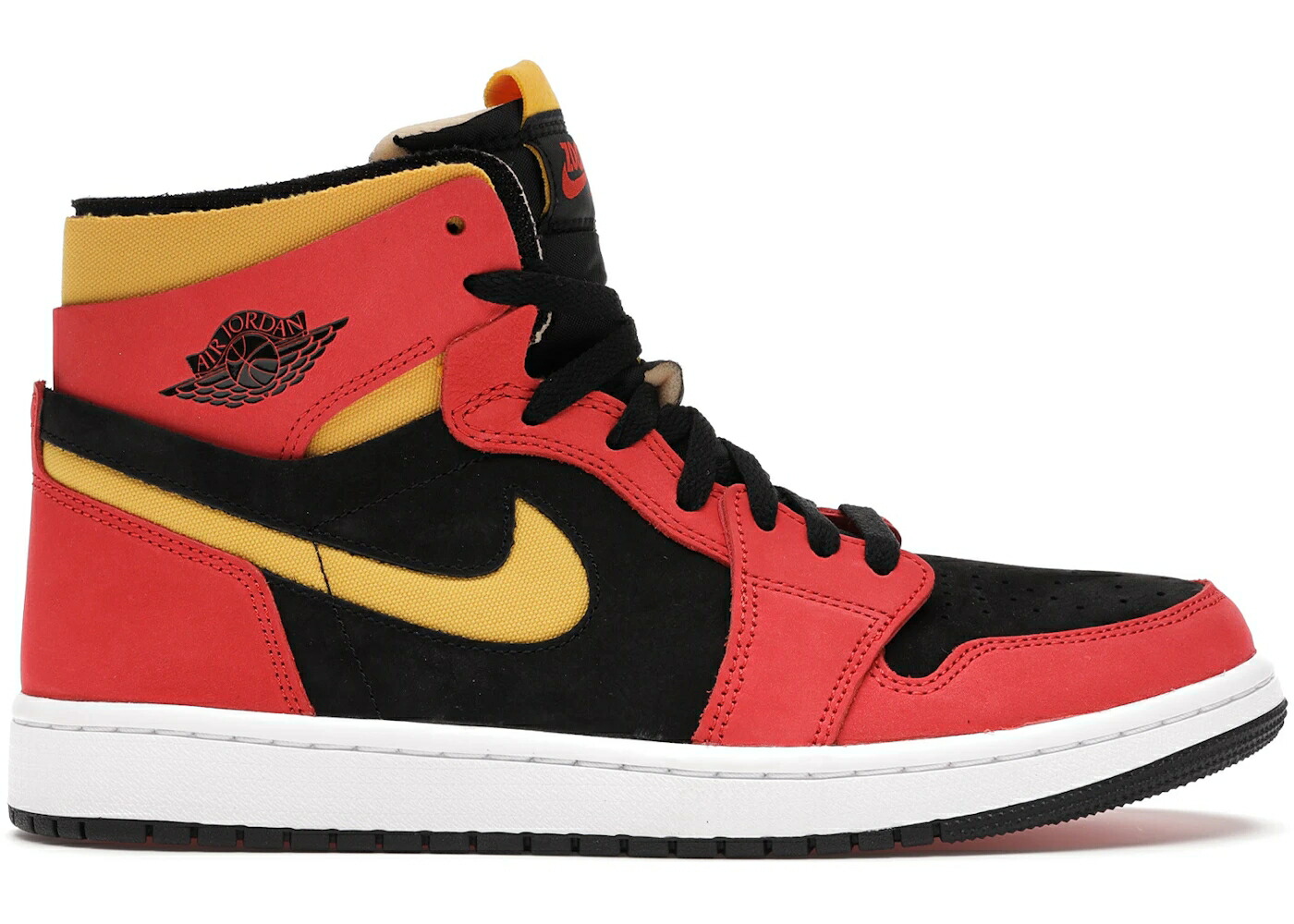ナイキ ジョーダン ハイ ズーム 黒色 ブラック 赤 レッド スニーカー メンズ JORDAN 1 HIGH ZOOM AIR CMFT BLACK CHILE RED / BLACK CHILE RED