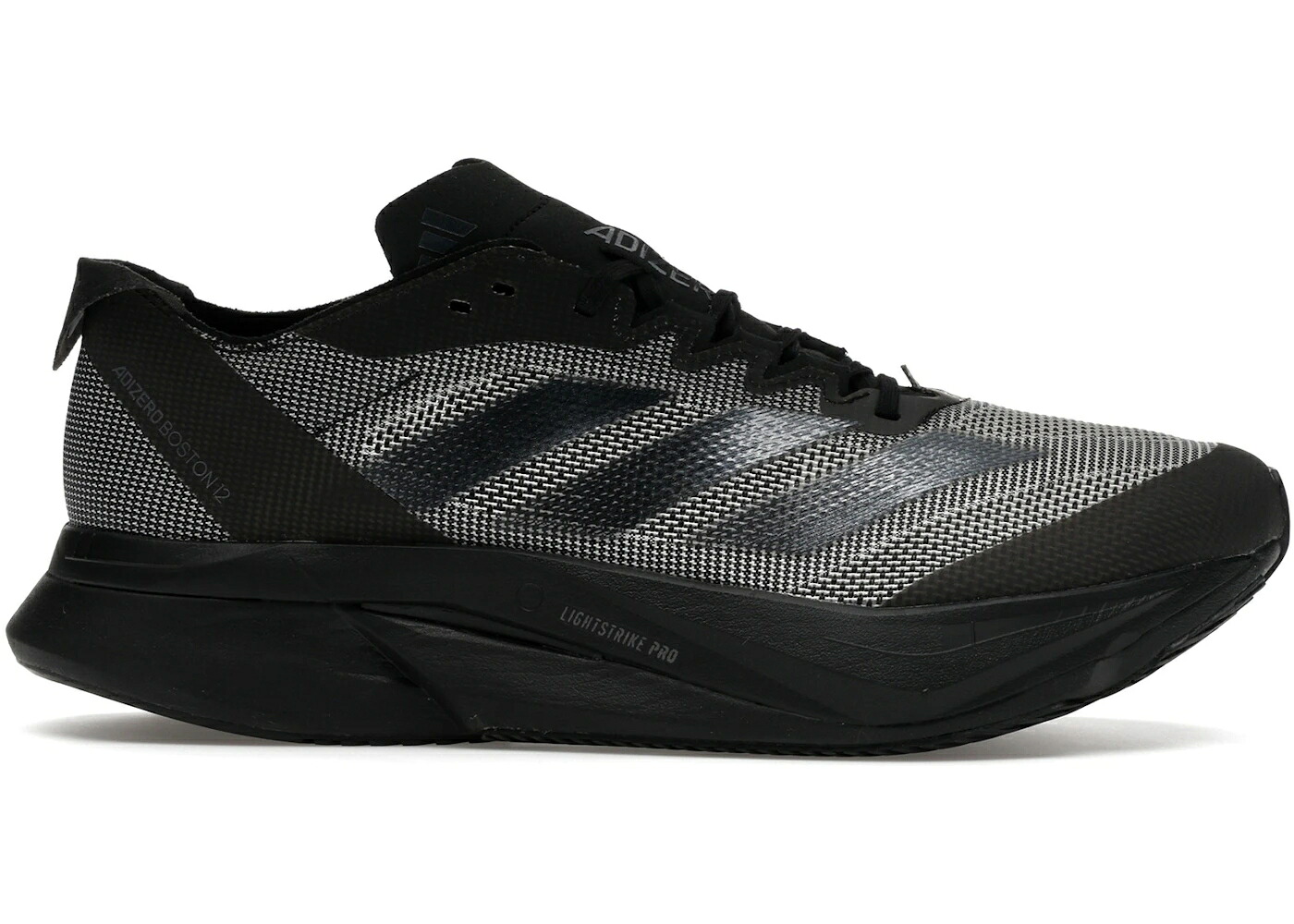 アディダス アディゼロ 豆の町 中核グループ 黒いこと 黒いこと 炭素 スニーカー メンズ ADIDAS ADIZERO BOSTON 12 CORE BLACK CARBON / CORE BLACK CORE BLACK CARBON