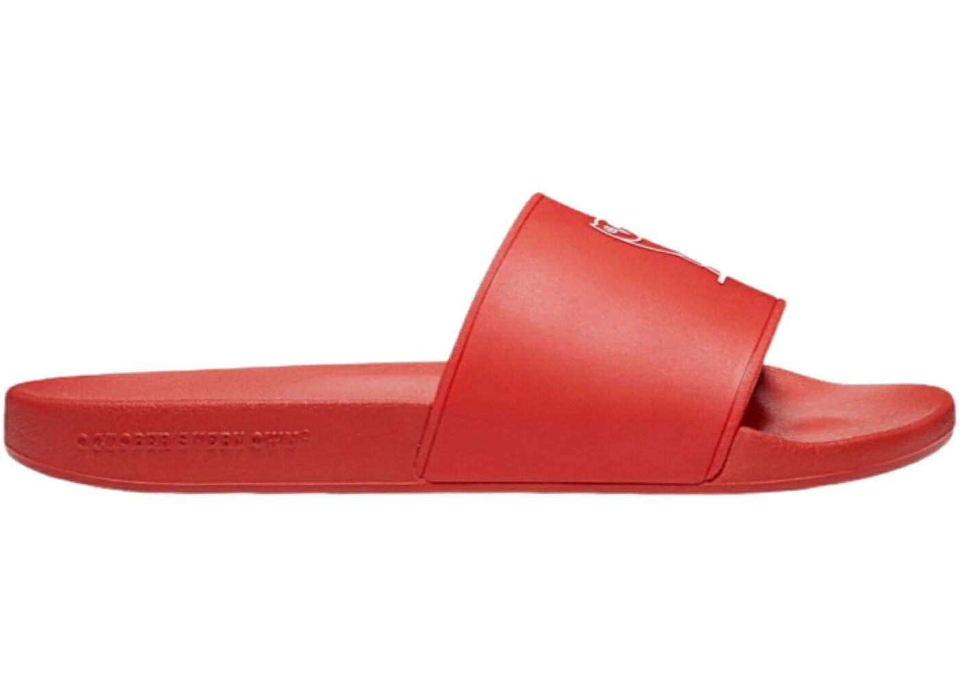 サンダル 赤 レッド 白色 ホワイト スニーカー メンズ OVO SLIDE RED / RED WHITE｜スニケス