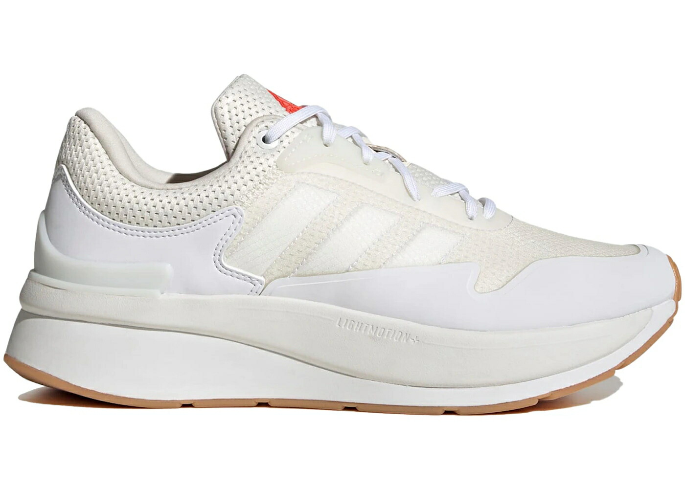 アディダス 白色 ホワイト 赤 レッド LIGHTMOTION+ スニーカー メンズ ADIDAS ZNCHILL CLOUD WHITE BRIGHT RED GUM / CLOUD WHITE CLOUD WHITE BRIGHT