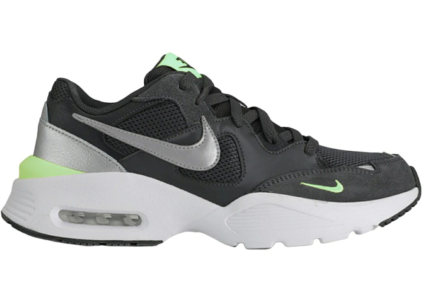 ナイキ マックス フュージョン 黒色 ブラック 緑 グリーン 白色 ホワイト エアマックス スニーカー メンズ NIKE AIR MAX FUSION BLACK GREEN / BLACK WHITE GREEN