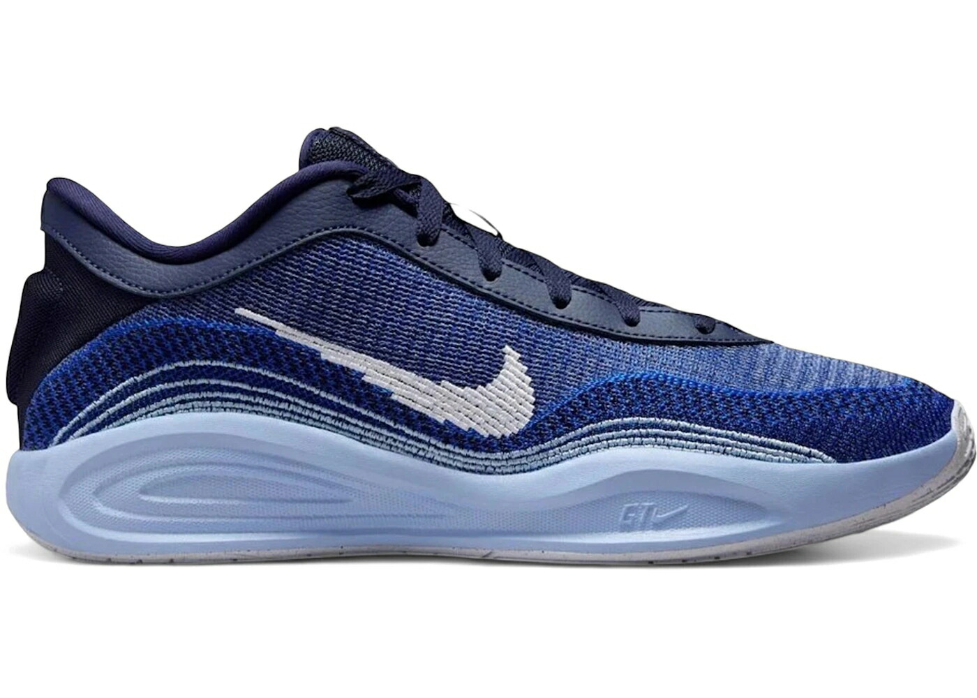 ナイキ アカデミー カレッジ 紺色 ネイビー 青色 ブルー スニーカー メンズ NIKE GT HUSTLE ACADEMY COLLEGE NAVY PSYCHIC BLUE / COLLEGE NAVY PSYCHIC BLUE RACER