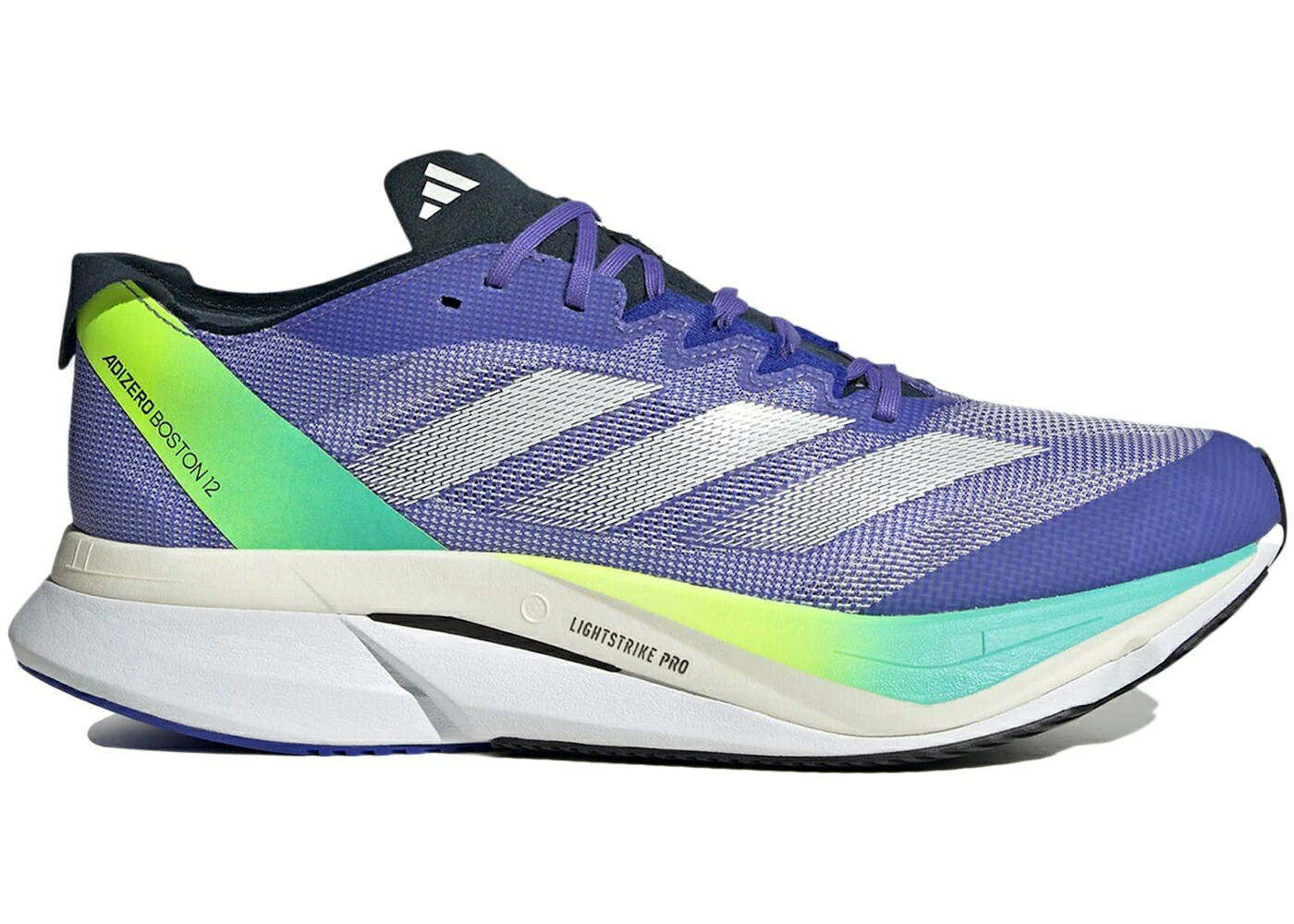アディダス アディゼロ ボストン 青色 ブルー ゼロ スニーカー メンズ ADIDAS ADIZERO BOSTON 12 COBALT BLUE / COBALT BLUE ZERO METALIC LUCID
