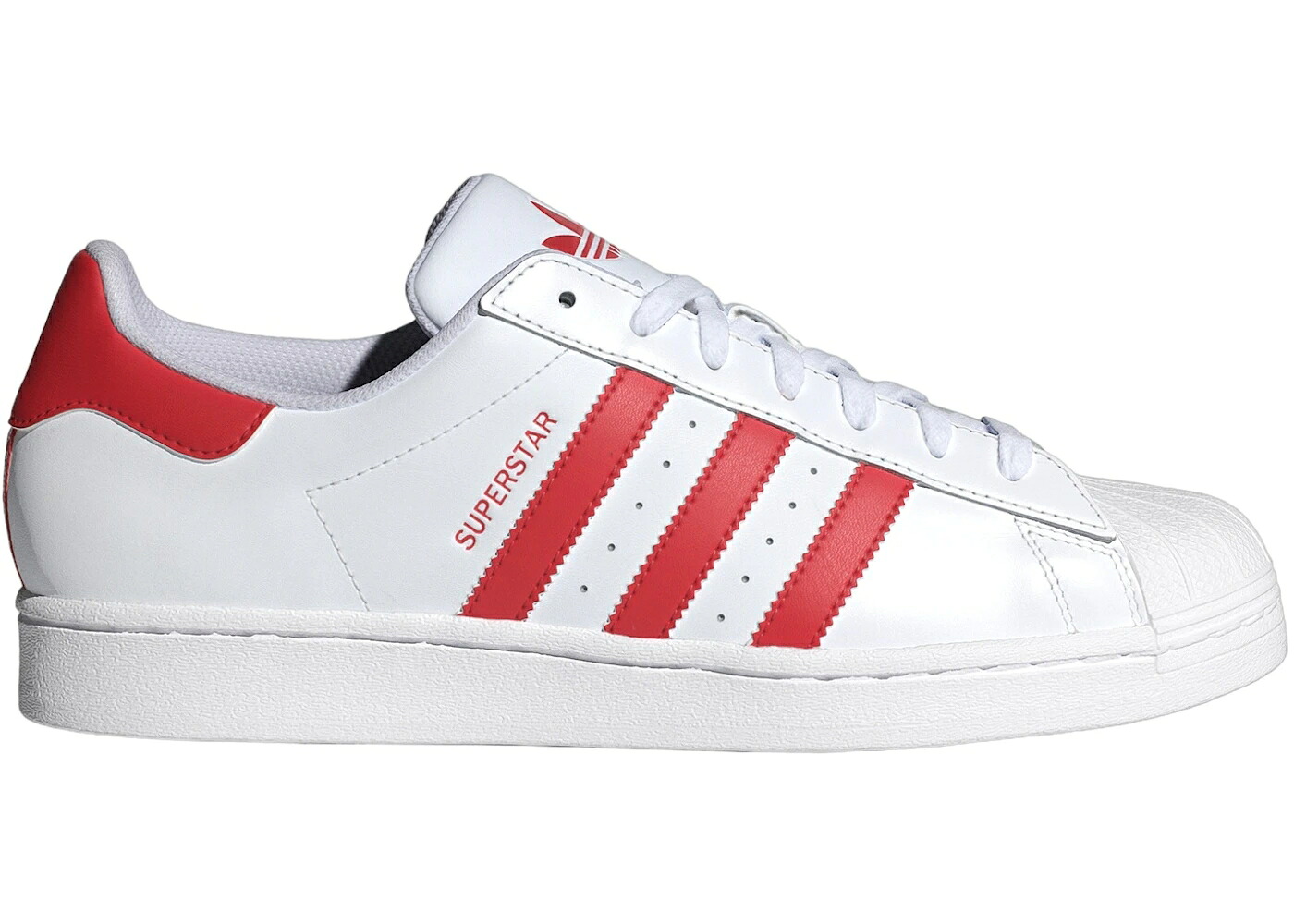 アディダス はやりっ子 白いこと 白いこと スニーカー メンズ ADIDAS SUPERSTAR CLOUD WHITE BETTER SCARLET / CLOUD WHITE BETTER SCARLET CLOUD
