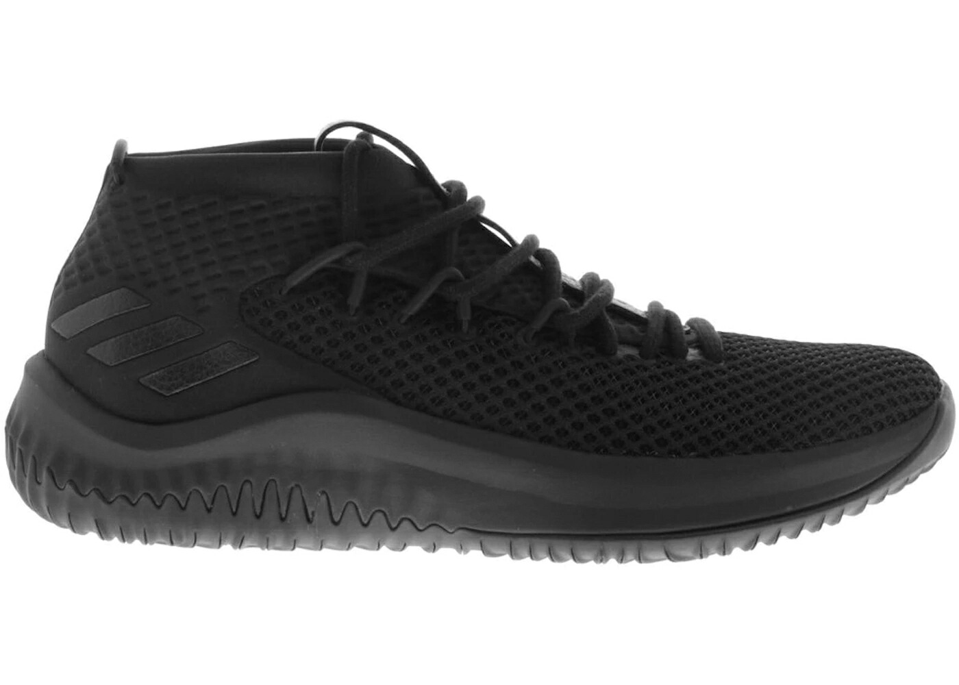 アディダス コア 黒色 ブラック スニーカー メンズ ADIDAS DAME 4 CORE BLACK / CORE BLACK CORE BLACK RUNNING