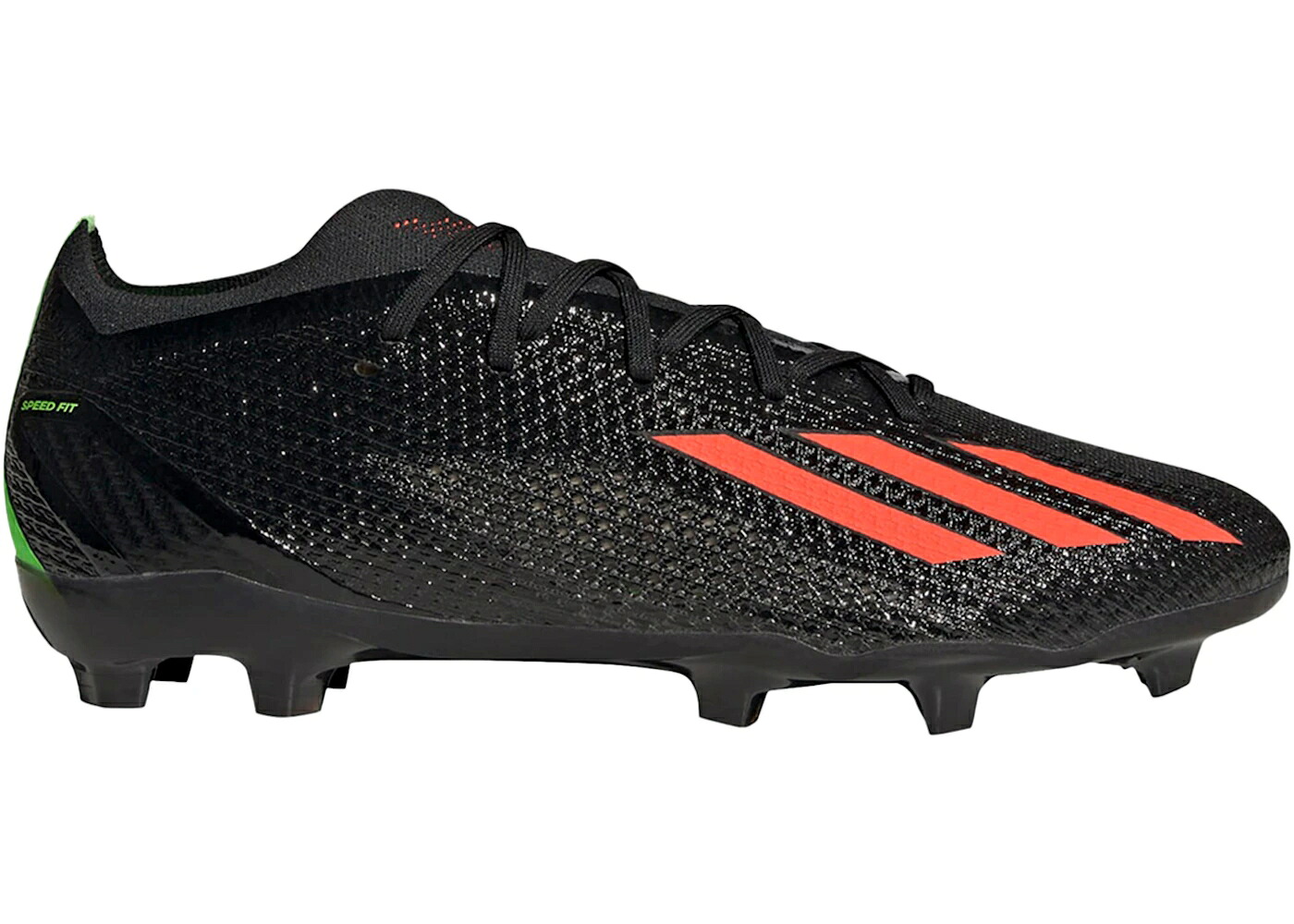 アディダス 黒色 ブラック 赤 レッド コア 緑 グリーン SPEEDPORTAL.2 スニーカー メンズ ADIDAS X FG BLACK SOLAR RED / CORE BLACK SOLAR RED SOLAR GREEN