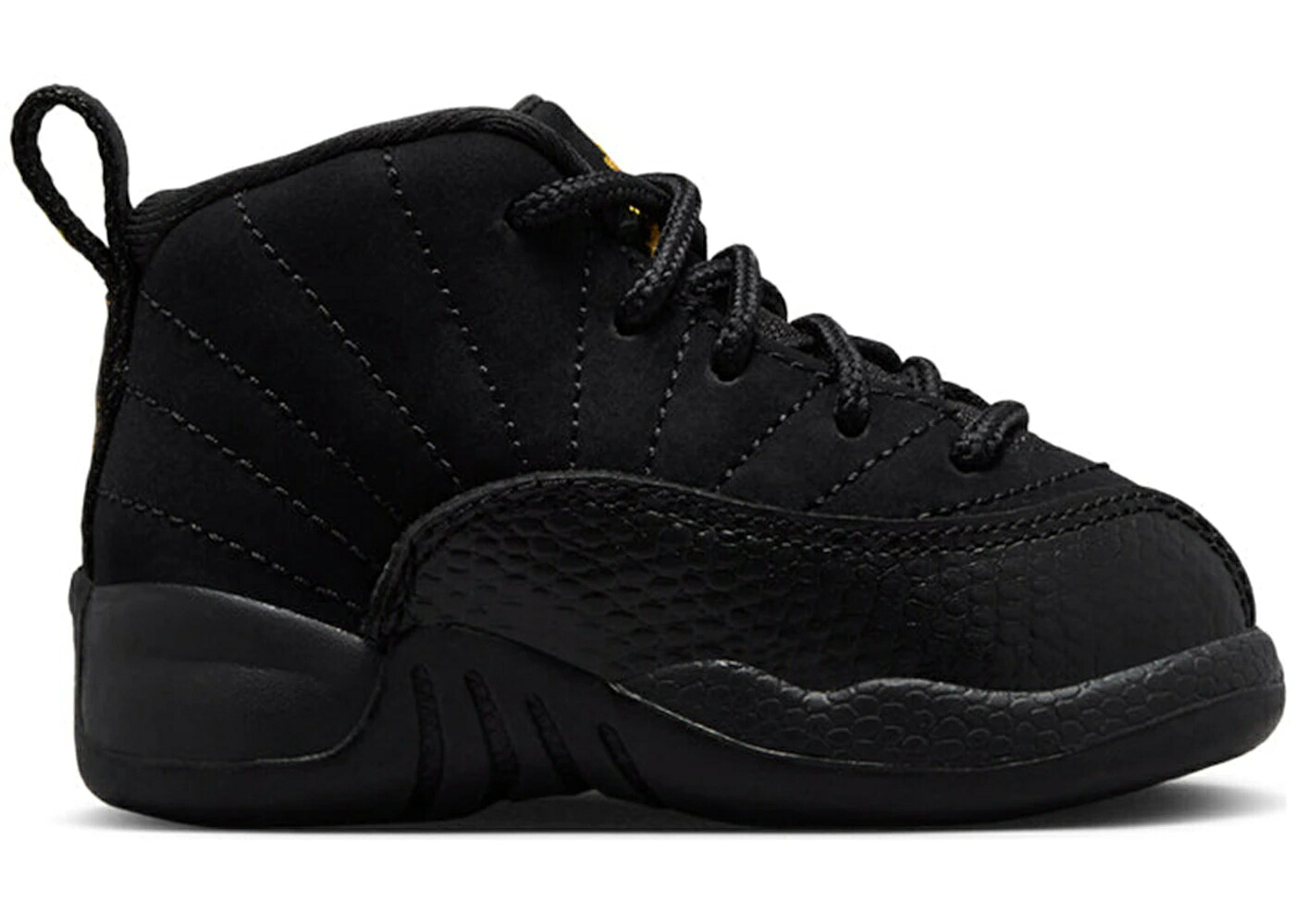 ナイキ ジョーダン 黒いこと 黒いこと お坊っちゃん キッズ JORDAN 12 RETRO BLACK TAXI (TD) / BLACK TAXI