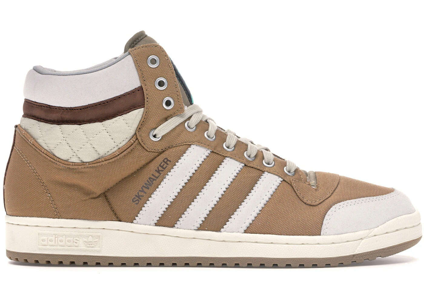 アディダス 茶色 ブラウン 灰色 グレー トップテン スターウォーズ スニーカー メンズ ADIDAS TOP TEN HI STAR WARS SKYWALKER HOTH / BROWN TAN GREY