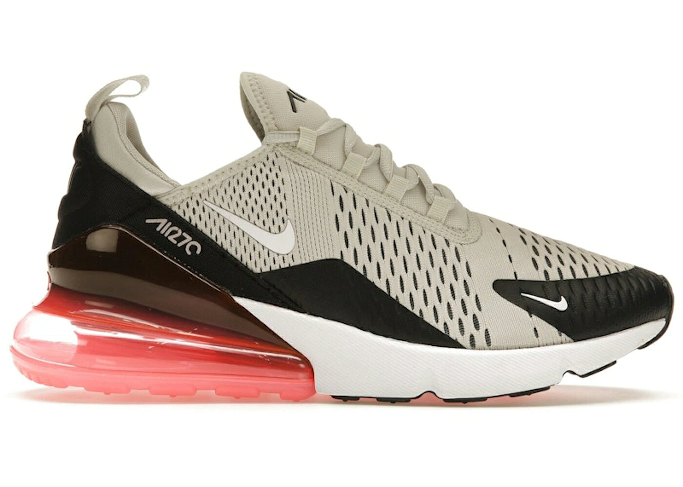 ナイキ マックス 黒いこと 黒いこと 白いこと 白いこと 大気圏マックス スニーカー メンズ NIKE AIR MAX 270 LIGHT BONE HOT PUNCH / BLACK LIGHT BONE HOT PUNCH WHITE