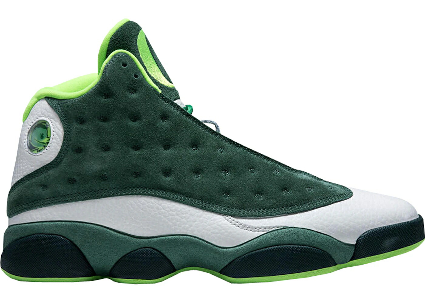 ナイキ ジョーダン サーティーン オレゴン ダックス 緑 グリーン 白色 ホワイト スニーカー メンズ JORDAN 13 RETRO OREGON DUCKS PE / GREEN WHITE LUCKY GREEN|スニケス