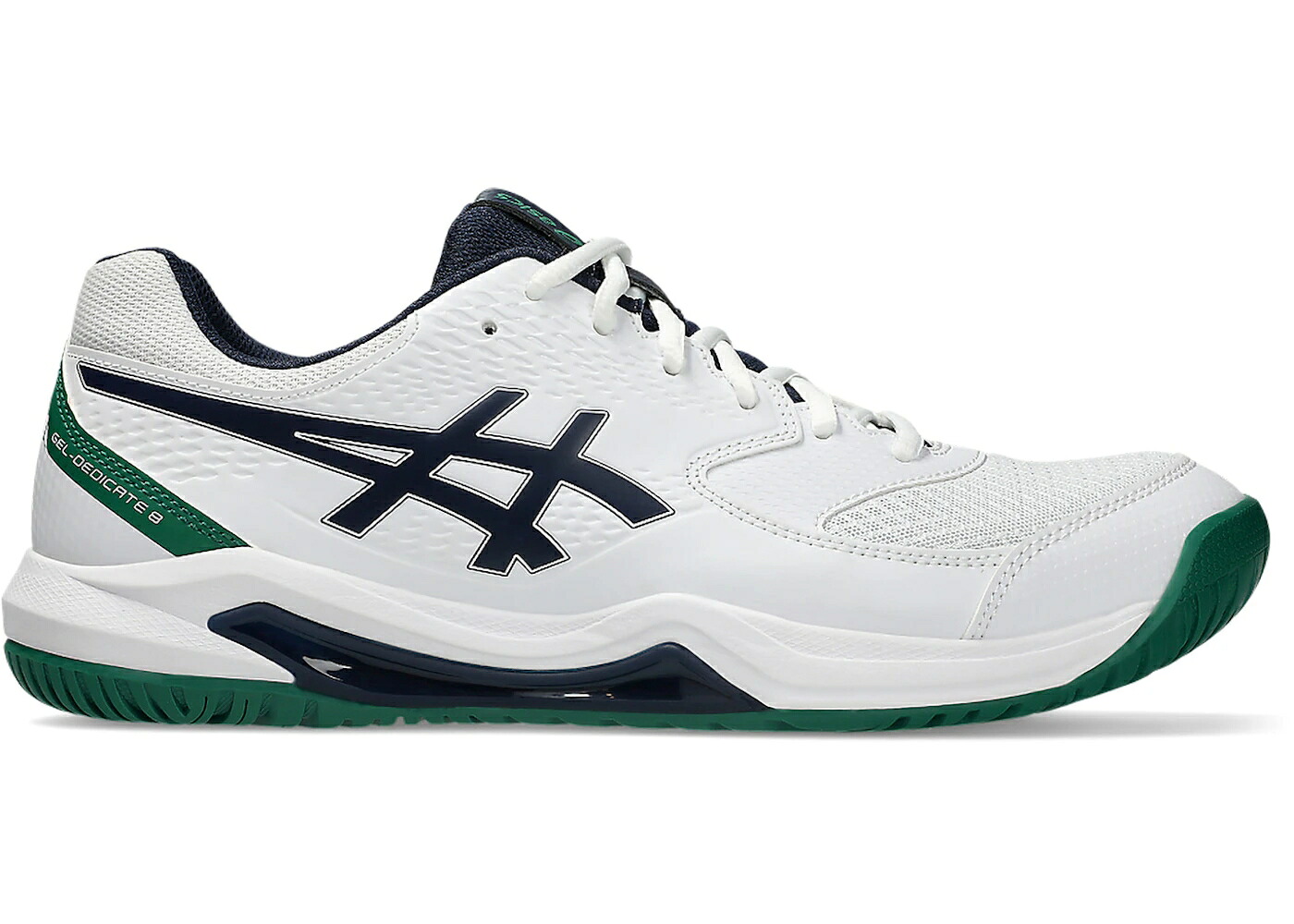 アシックス 白いこと 白いこと スニーカー メンズ ASICS GEL-DEDICATE 8 WHITE MIDNIGHT / WHITE MIDNIGHT