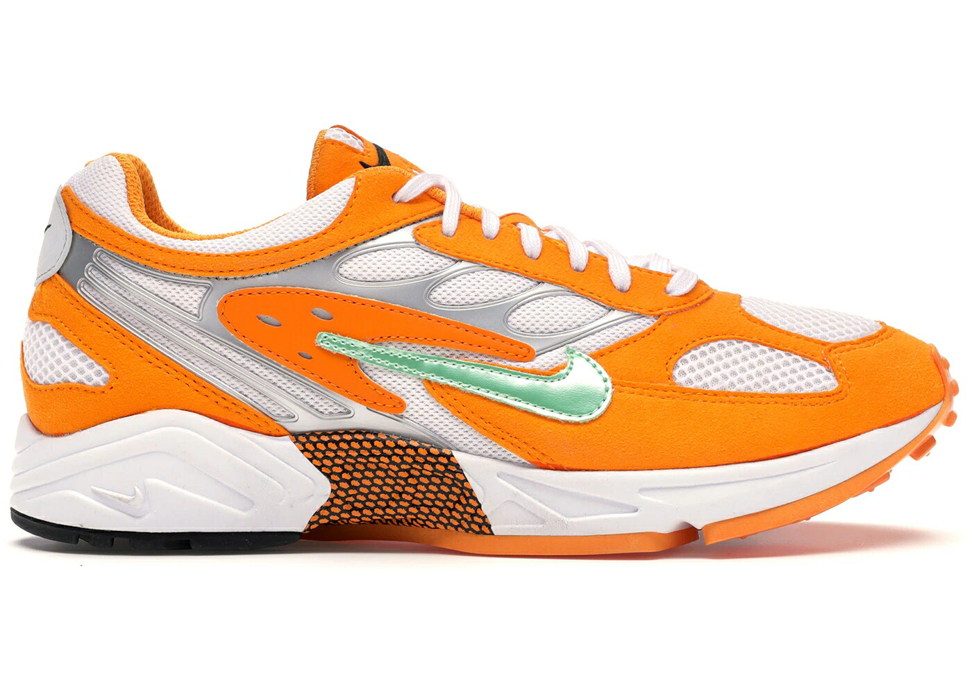 ナイキ 橙 オレンジ色 緑 緑であること 純然たる スニーカー メンズ NIKE AIR GHOST RACER ORANGE PEEL / ORANGE PEEL APHID GREEN PURE