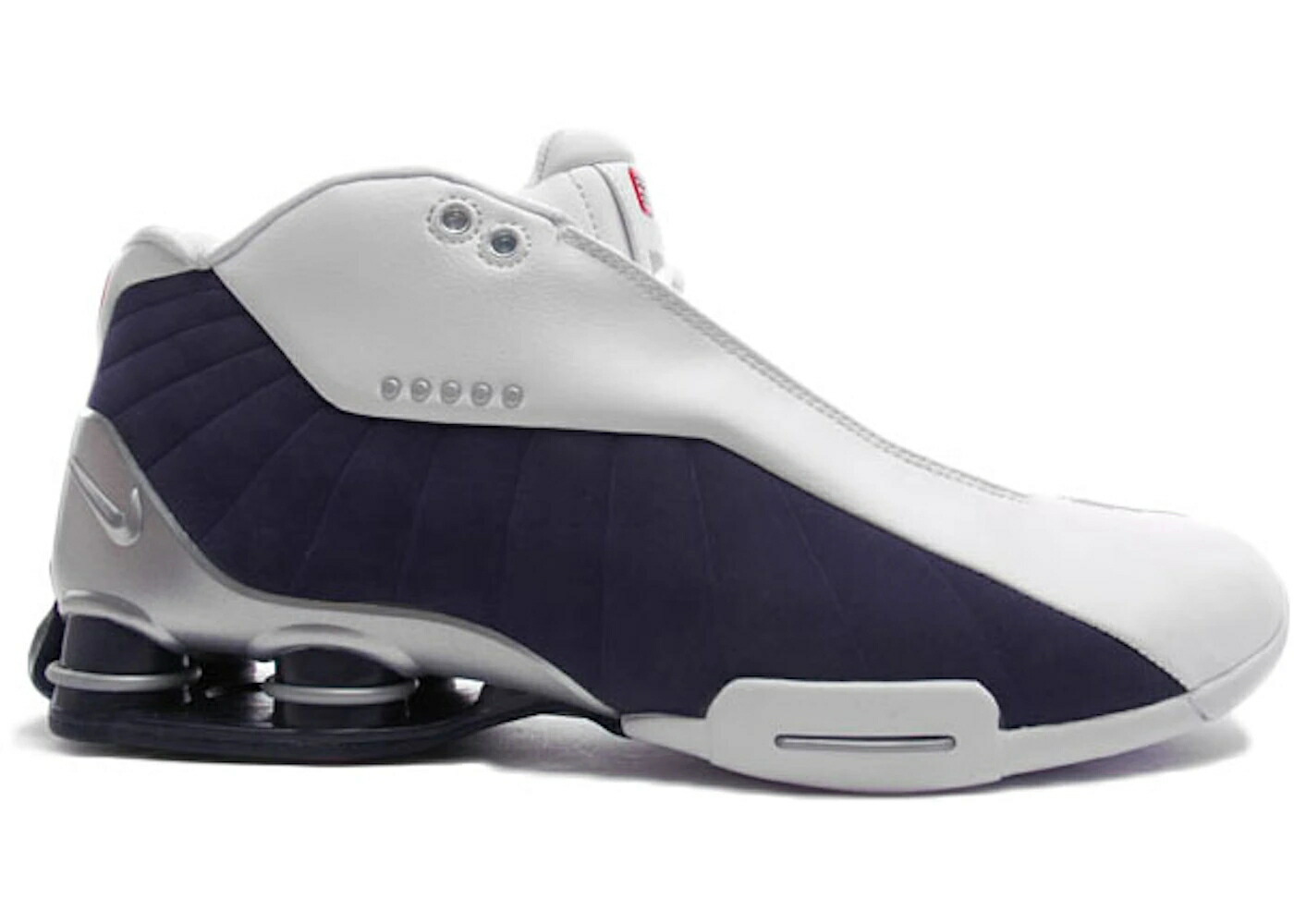 ナイキ ショックス 白色 ホワイト 赤 レッド スニーカー メンズ NIKE SHOX BB4 HOH (2012) / WHITE OBSIDIAN SPORT RED｜スニケス