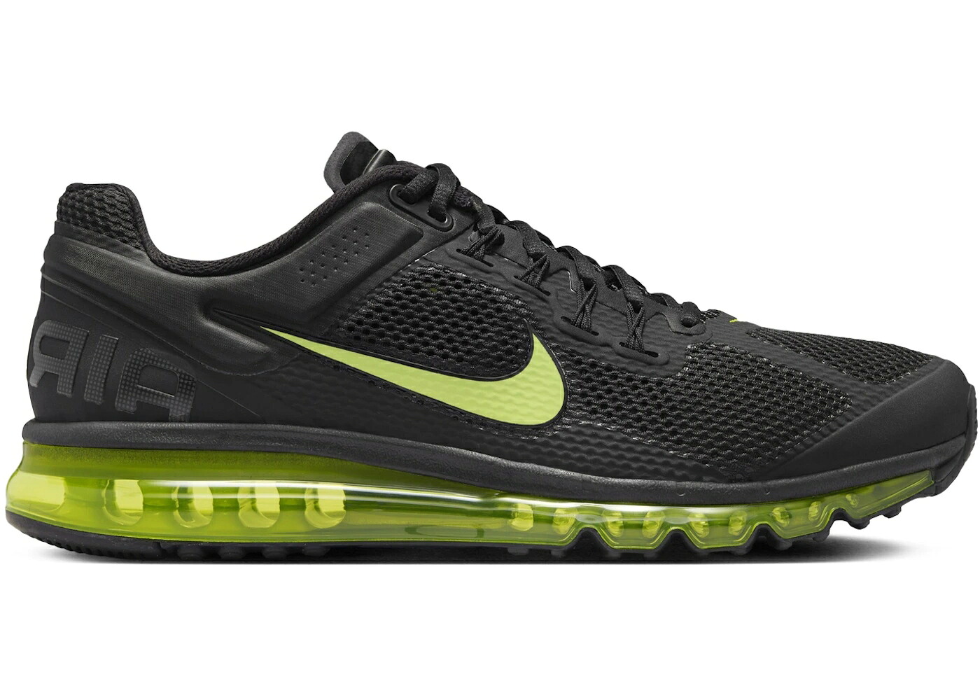 ナイキ マックス 黒色 ブラック エアマックス スニーカー メンズ NIKE AIR MAX 2013 BLACK ANTHRACITE CYBER / BLACK ANTHRACITE CYBER