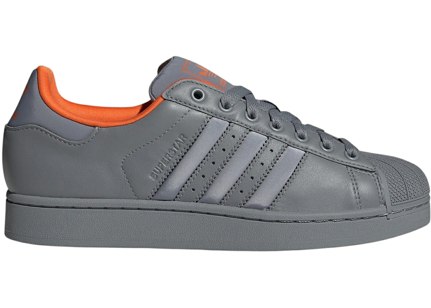 アディダス スーパースター 灰色 グレー 橙 オレンジ スニーカー メンズ ADIDAS SUPERSTAR II GREY ORANGE / GREY GREY ORANGE|スニケス