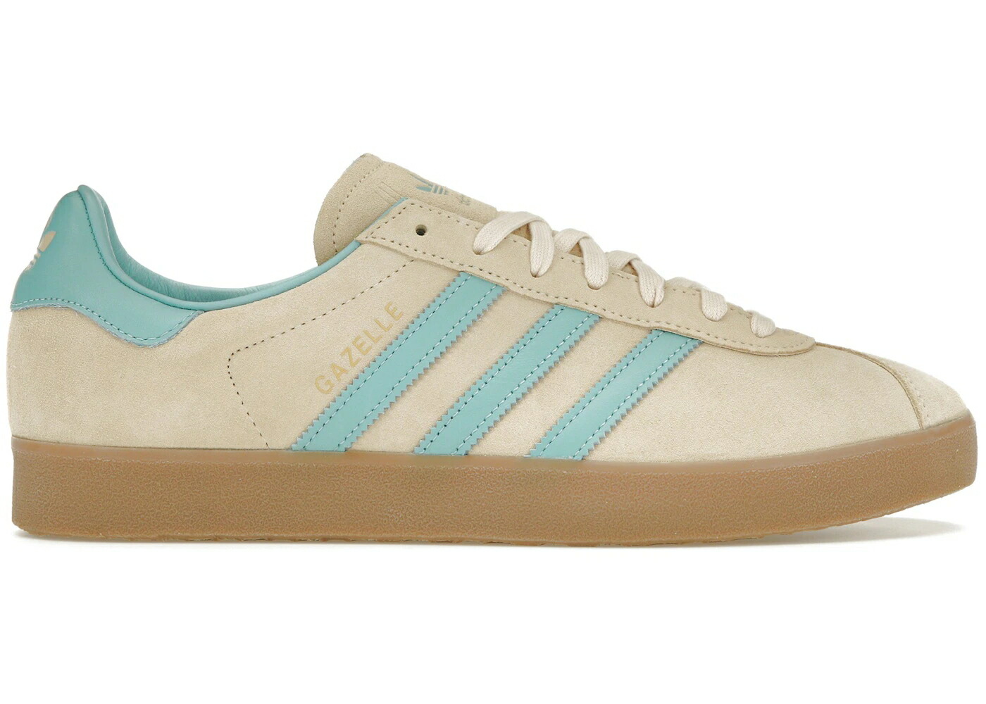 アディダス ガゼル 砂色 サンド ベージュ 青色 ブルー スニーカー メンズ ADIDAS GAZELLE 85 CRYSTAL SAND MINT / BEIGE BLUE