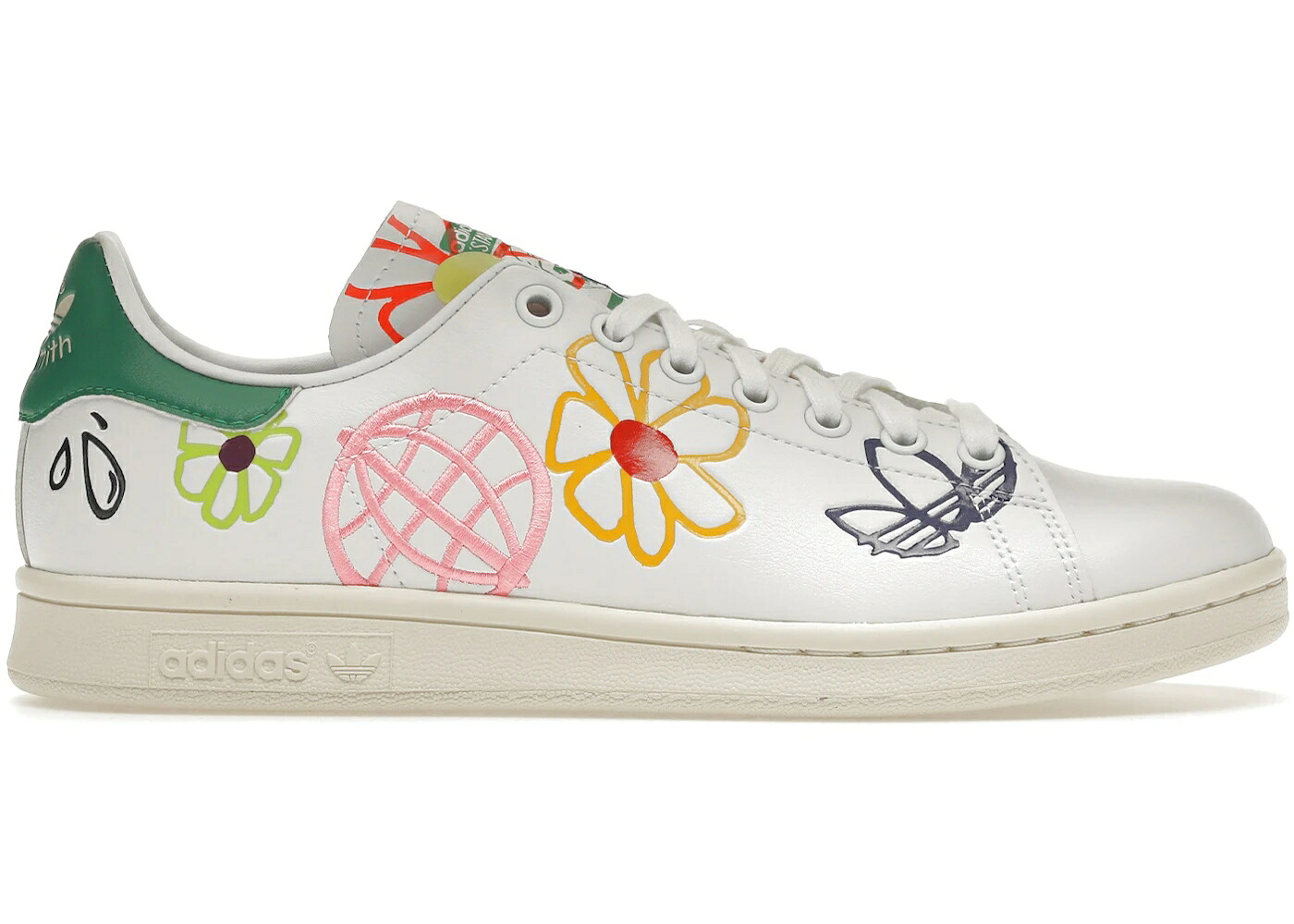 アディダス 白いこと 白いこと 姿勢為損ない WOMEN\u0027S スニーカー レディース ADIDAS STAN SMITH PRIMEGREEN FLORAL (WOMEN\u0027S) / WHITE MULTICOLOR