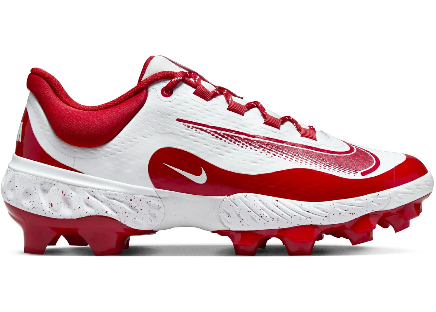 ナイキ アルファ ハラチ エリート 白いこと 白いこと 赤 赤いこと アルファハラチ スニーカー メンズ NIKE ALPHA HUARACHE ELITE 4 LOW MCS WHITE UNIVERSITY RED / WHITE UNIVERSITY RED 靴-スニーカー-メンズ靴