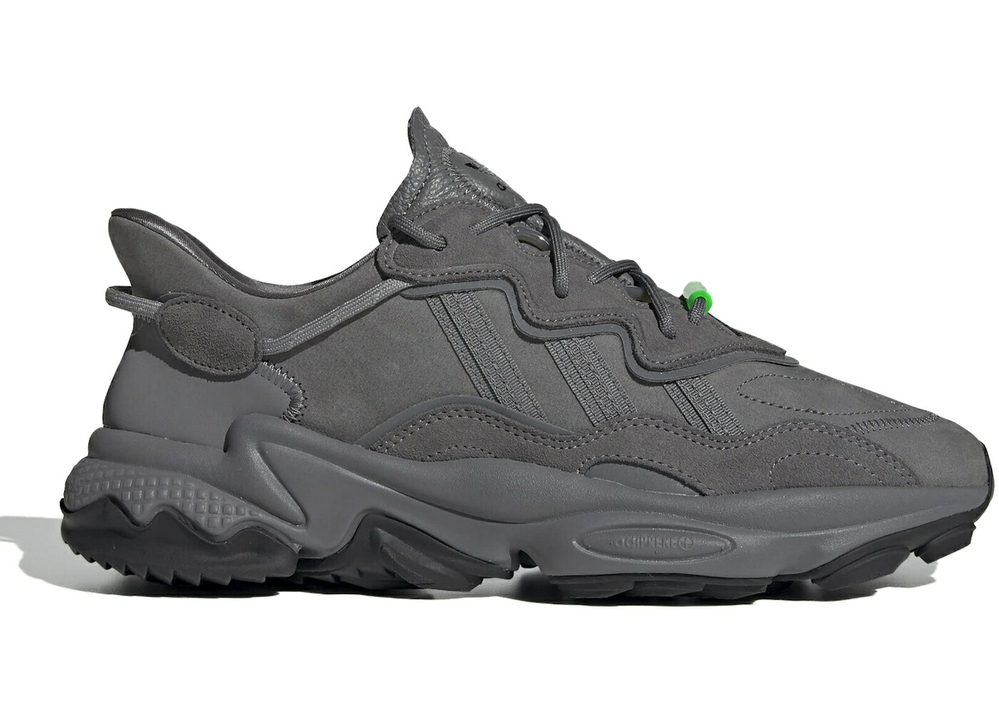 アディダス 灰色 グレー 緑 グリーン スニーカー メンズ ADIDAS OZWEEGO TR GREY SOLAR GREEN / GREY GREY SOLAR GREEN