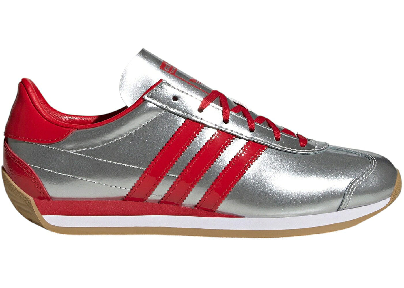 アディダス カントリー しろがね色 しろがね色 WOMEN\u0027S スニーカー レディース ADIDAS COUNTRY OG SILVER METALLIC BETTER SCARLET (WOMEN\u0027S) / SILVER METALLIC BETTER SCARLET