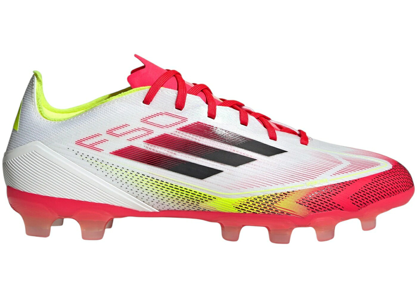アディダス プロ 白色 ホワイト コア 黒色 ブラック 黄色 イエロー スニーカー メンズ ADIDAS F50 PRO MG CLOUD WHITE CORE BLACK SOLAR YELLOW / CLOUD WHITE CORE BLACK SOLAR