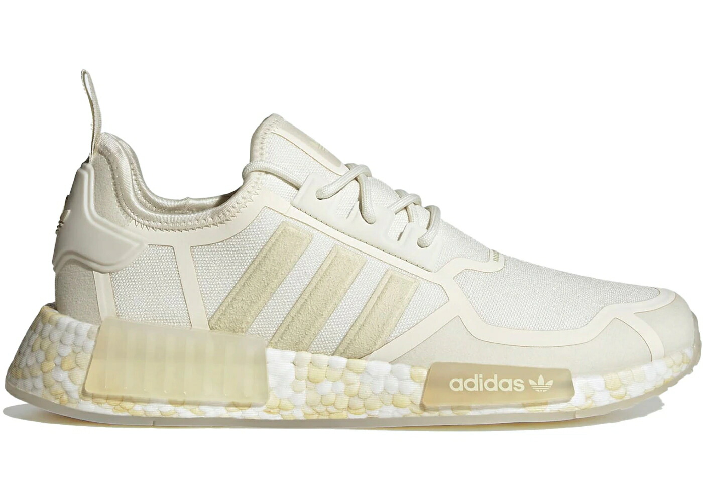 アディダス 白色 ホワイト 砂色 サンド ブースト スニーカー メンズ ADIDAS NMD R1 OFF WHITE SAND DOTTED BOOST / OFF WHITE SAND OFF WHITE