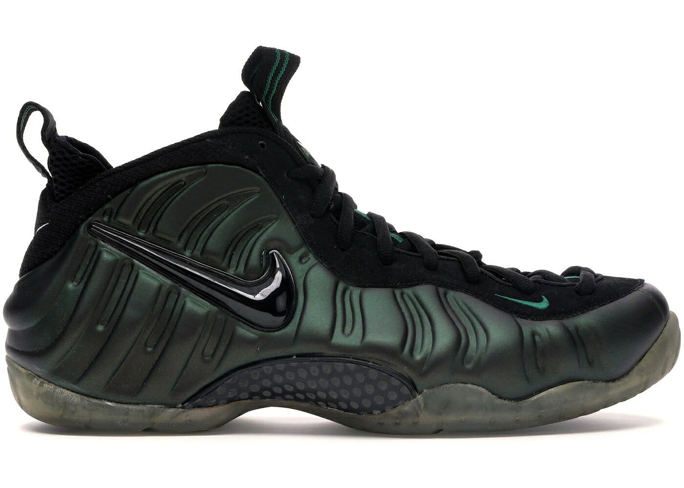 ナイキ フォームポジット プロ 緑 グリーン 黒色 ブラック エアフォームポジットプロ スニーカー メンズ NIKE AIR FOAMPOSITE PRO PINE GREEN / PINE GREEN BLACK|スニケス