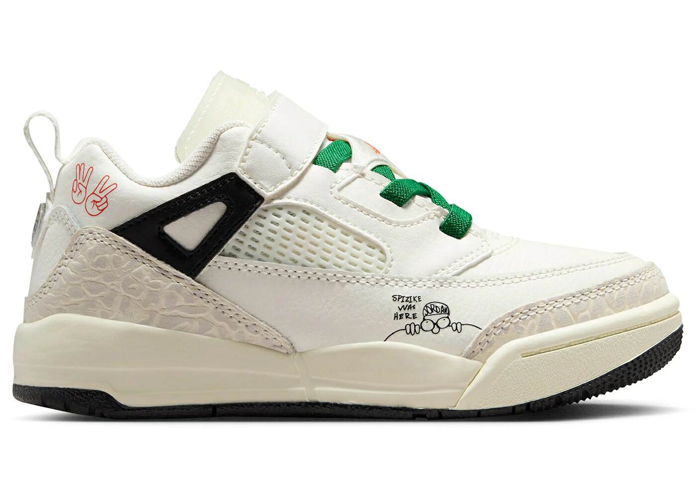 ナイキ ジョーダン 黒いこと 黒いこと 緑 緑であること 橙 オレンジ色 御坊っちゃん キッズ JORDAN SPIZIKE LOW WAS HERE (なおなお書き) / SAIL BLACK PINE GREEN ORANGE もの言う花 マタニティ スニーカー